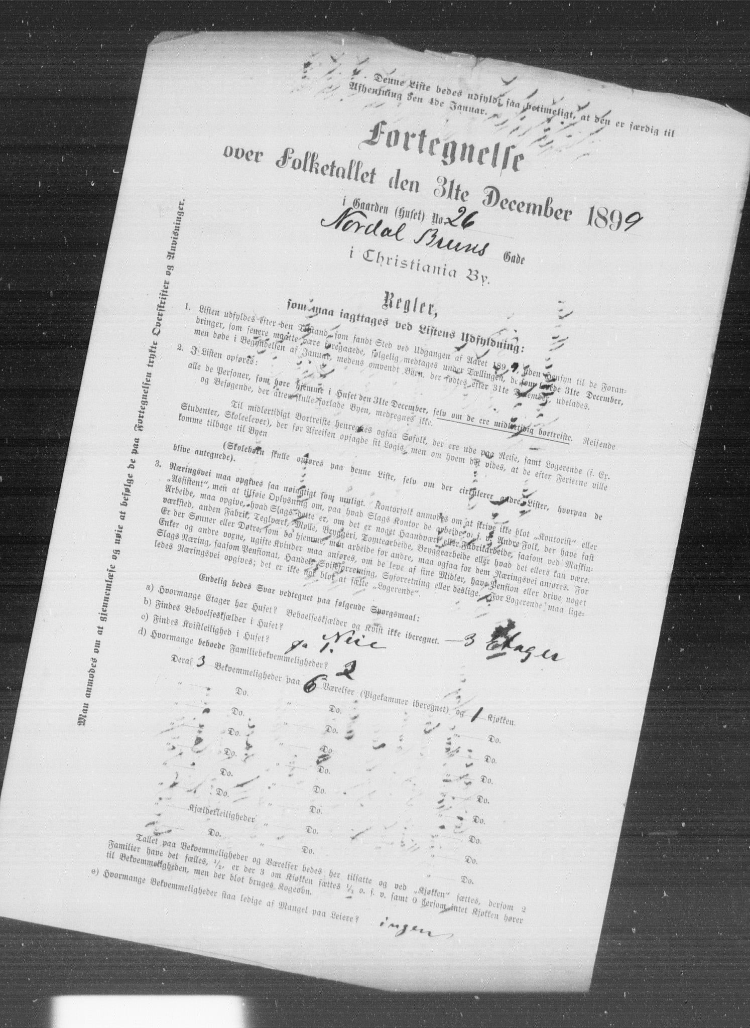 OBA, Municipal Census 1899 for Kristiania, 1899, p. 9312