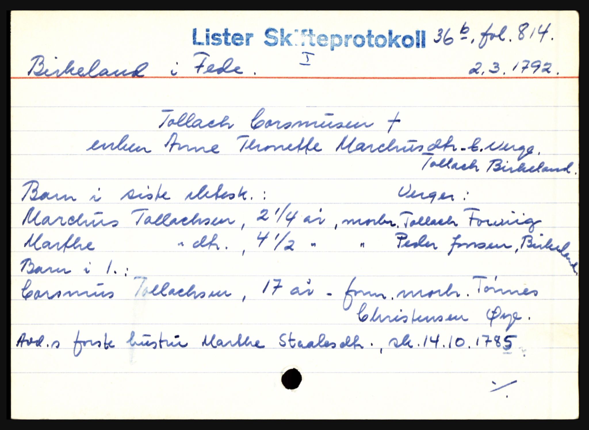 Lister sorenskriveri, AV/SAK-1221-0003/H, p. 1731