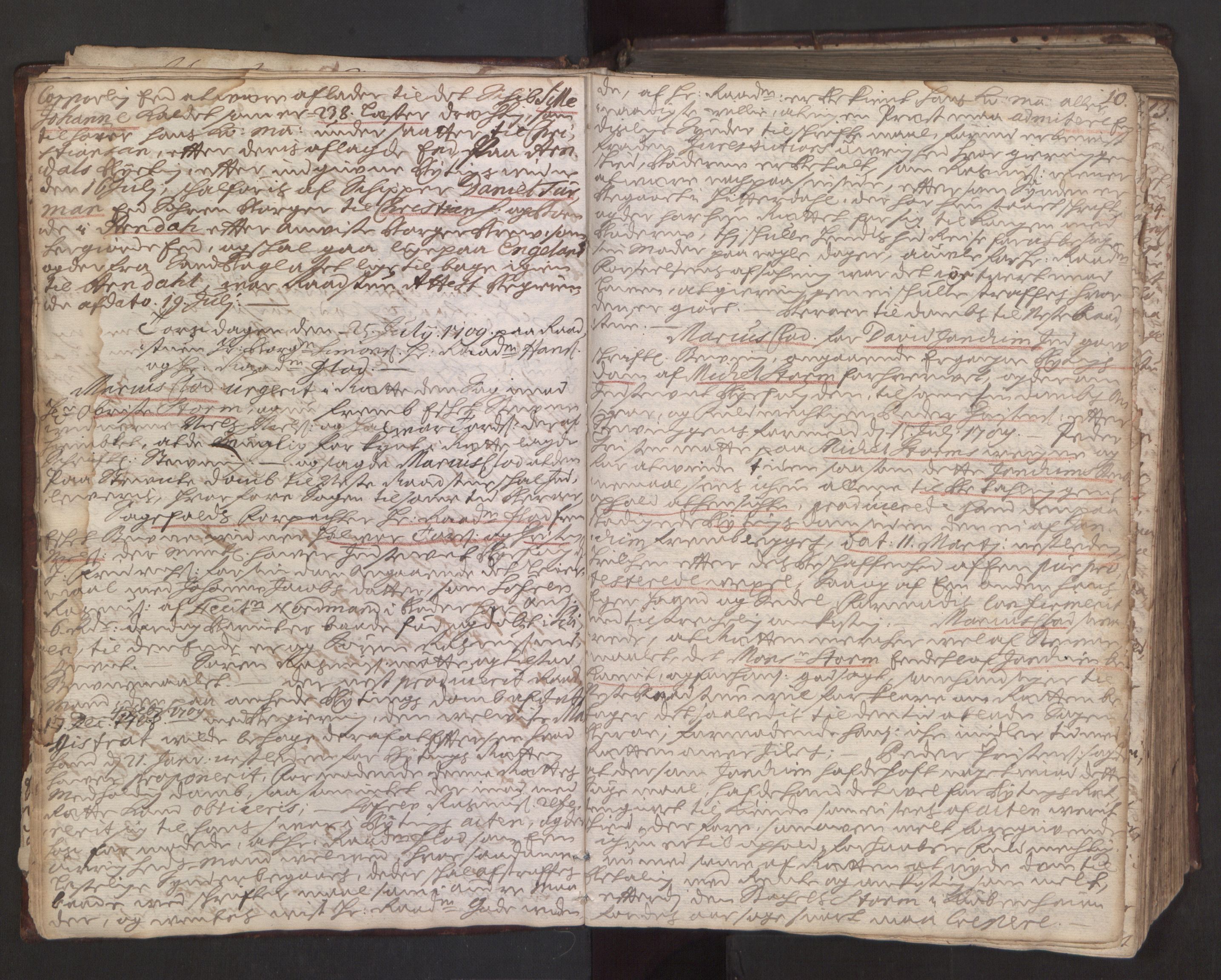 Skien rådstuerett, AV/SAKO-A-801/F/Fa/L0003: Rådstuprotokoll, 1709-1716, p. 9b-10a