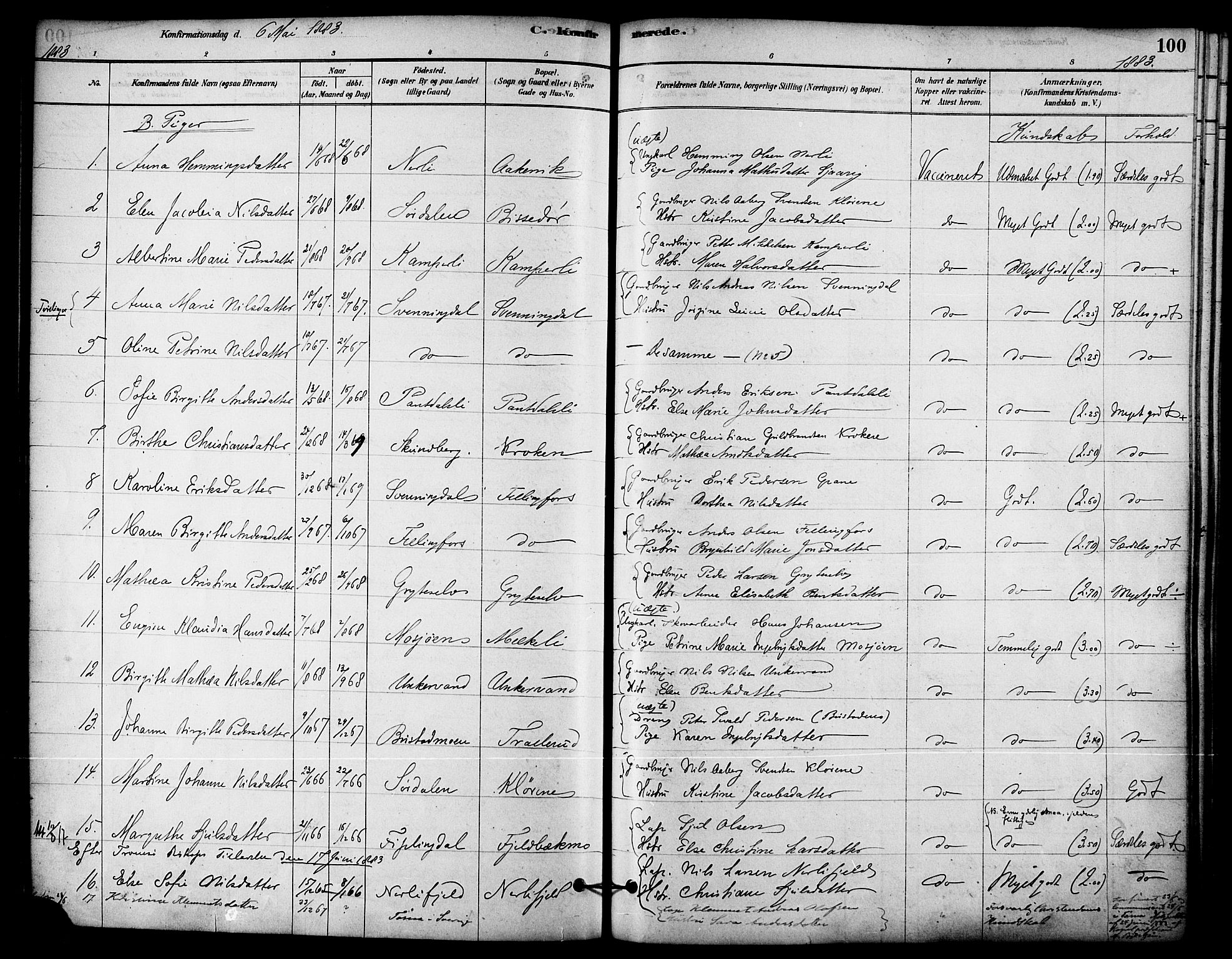 Ministerialprotokoller, klokkerbøker og fødselsregistre - Nordland, AV/SAT-A-1459/823/L0325: Parish register (official) no. 823A02, 1878-1898, p. 100