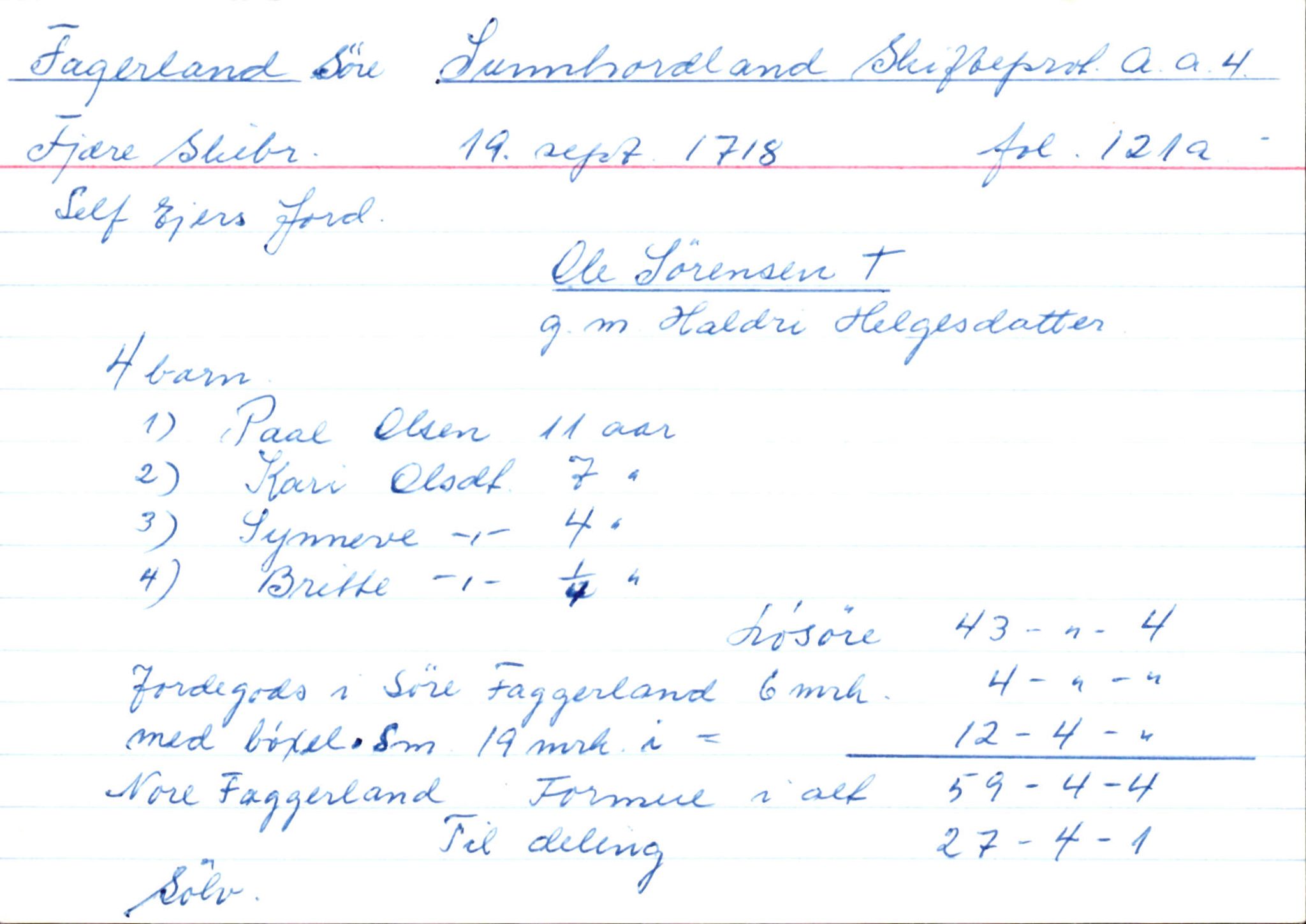 Skiftekort ved Statsarkivet i Bergen, SAB/SKIFTEKORT/004/L0003: Skifteprotokoll nr. 4, 1717-1722, p. 67