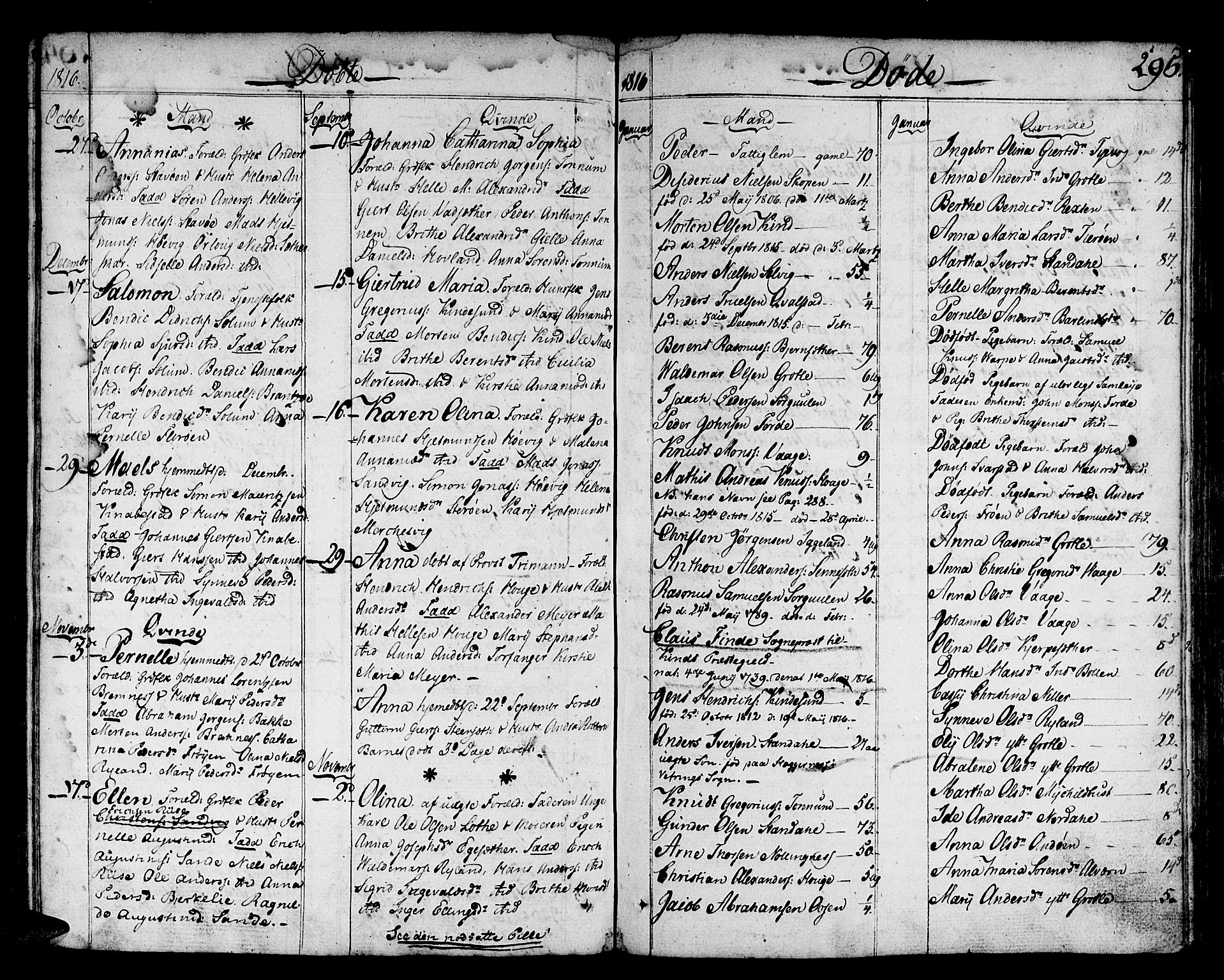 Kinn sokneprestembete, SAB/A-80801/H/Haa/Haaa/L0003: Parish register (official) no. A 3, 1785-1821, p. 295