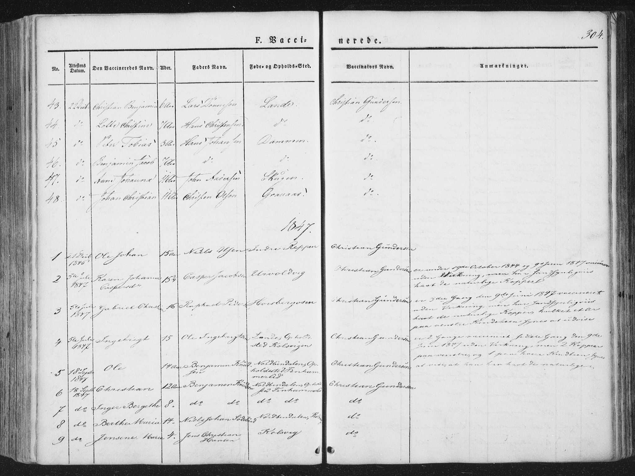 Ministerialprotokoller, klokkerbøker og fødselsregistre - Nordland, AV/SAT-A-1459/810/L0144: Parish register (official) no. 810A07 /1, 1841-1862, p. 304