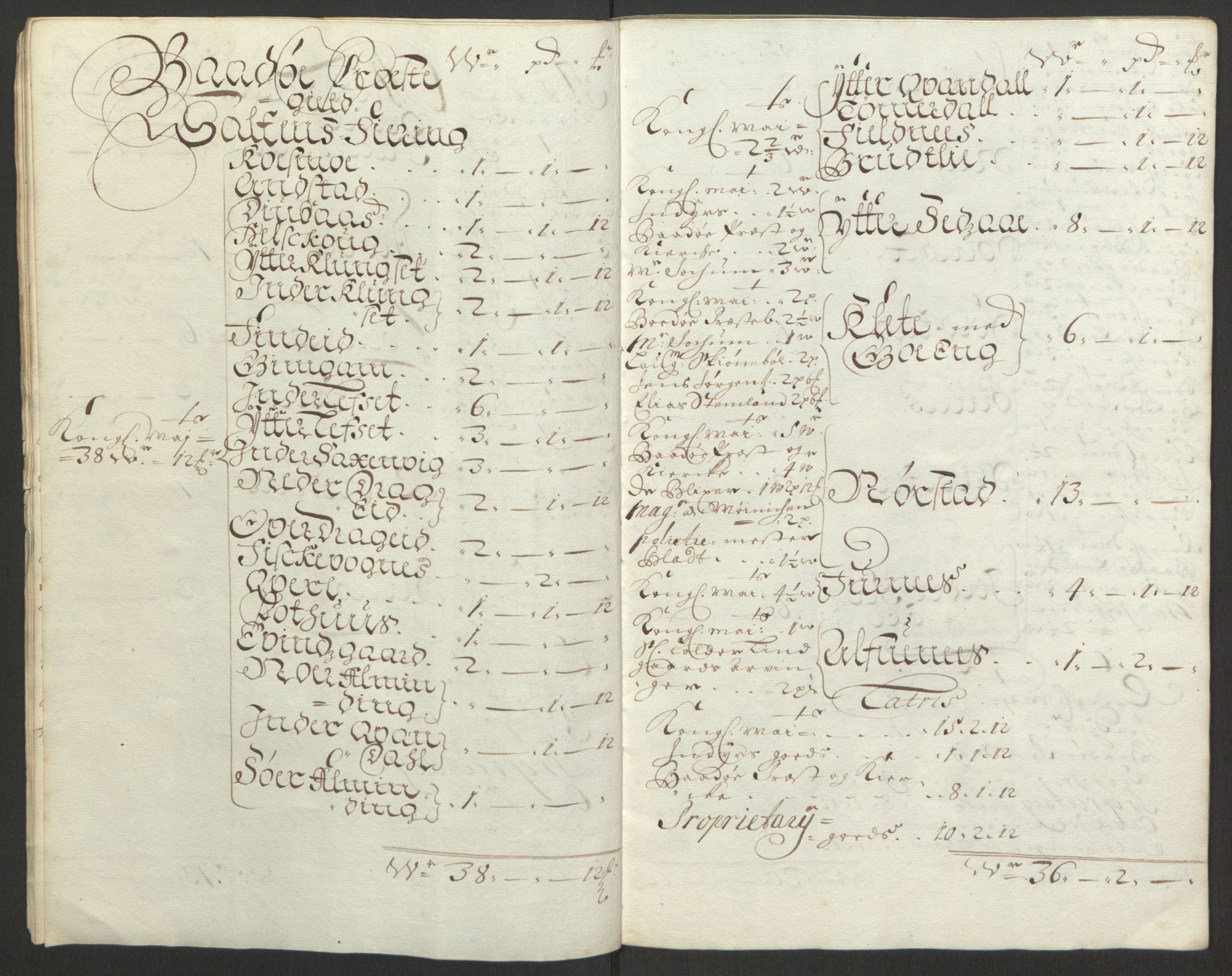 Rentekammeret inntil 1814, Reviderte regnskaper, Fogderegnskap, AV/RA-EA-4092/R66/L4578: Fogderegnskap Salten, 1694-1696, p. 207