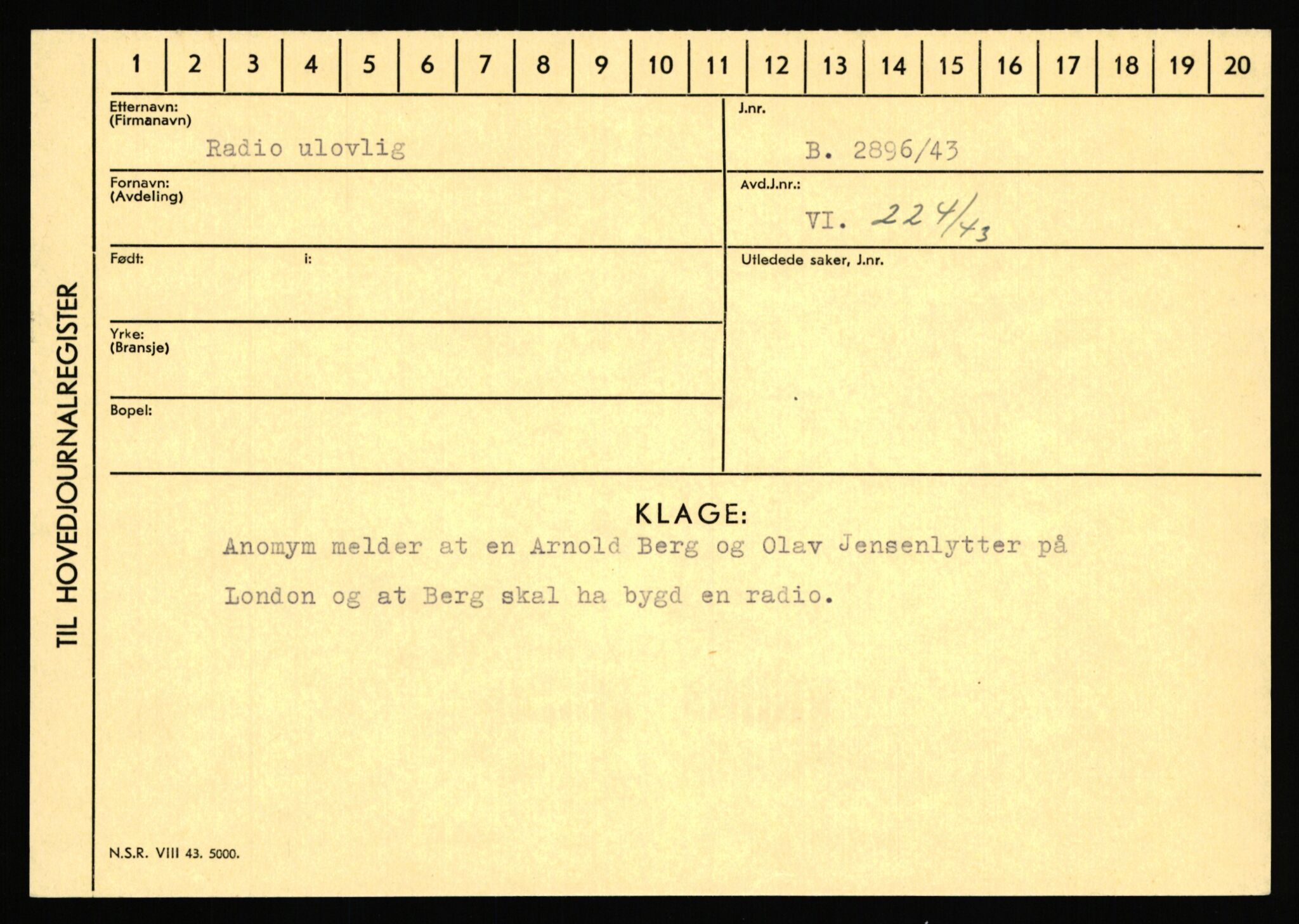 Statspolitiet - Hovedkontoret / Osloavdelingen, AV/RA-S-1329/C/Ca/L0013: Raa - Servold, 1943-1945, p. 90