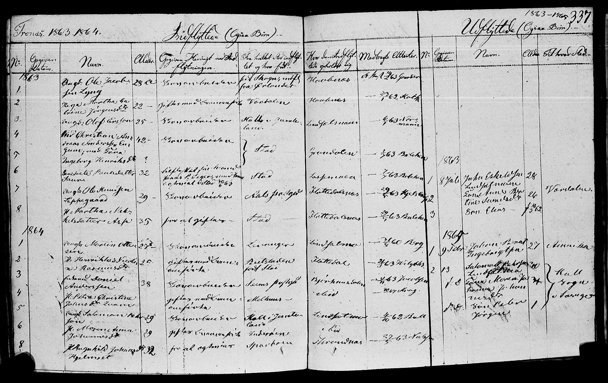 Ministerialprotokoller, klokkerbøker og fødselsregistre - Nord-Trøndelag, SAT/A-1458/762/L0538: Parish register (official) no. 762A02 /2, 1833-1879, p. 337