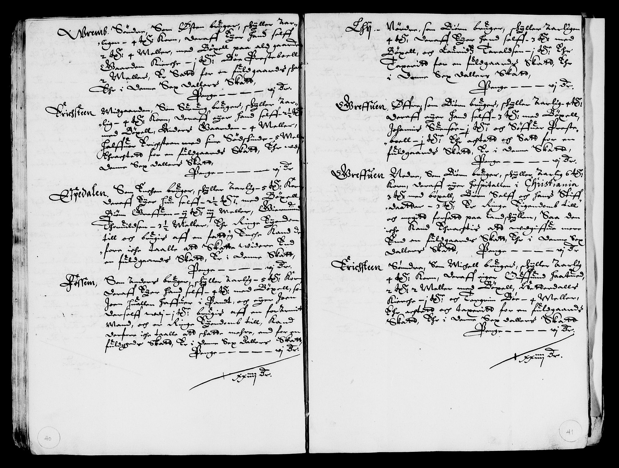 Rentekammeret inntil 1814, Reviderte regnskaper, Lensregnskaper, AV/RA-EA-5023/R/Rb/Rbp/L0034: Bratsberg len, 1647-1649