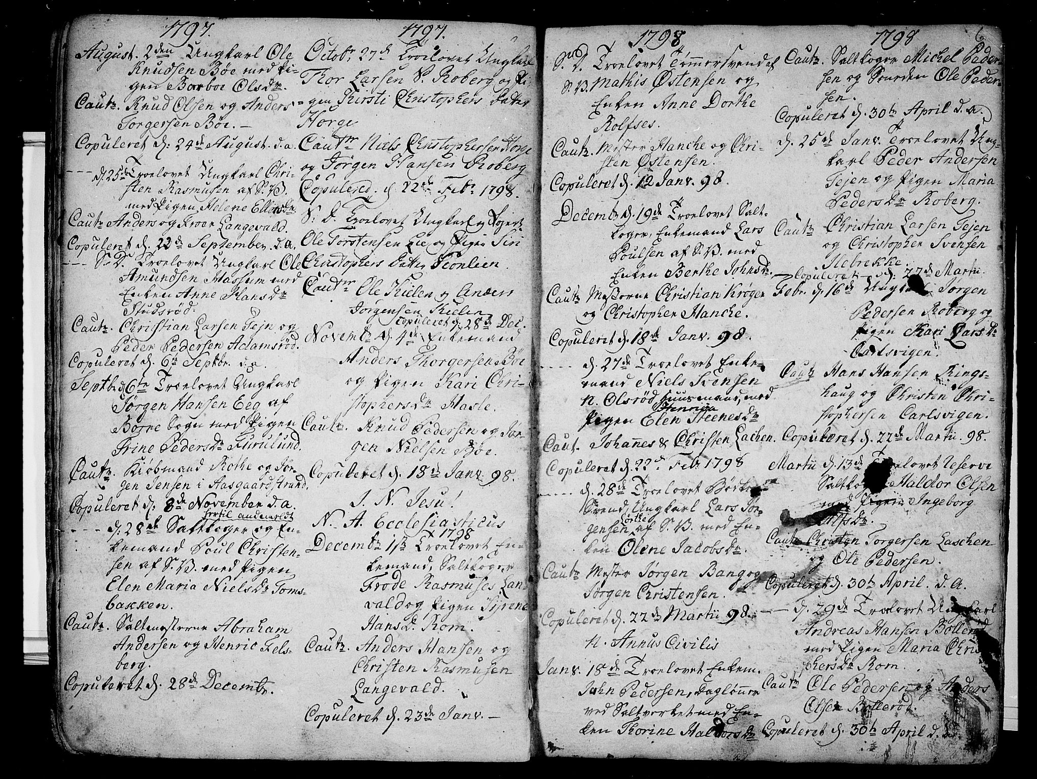 Sem kirkebøker, AV/SAKO-A-5/F/Fb/L0003: Parish register (official) no. II 3, 1792-1814, p. 6