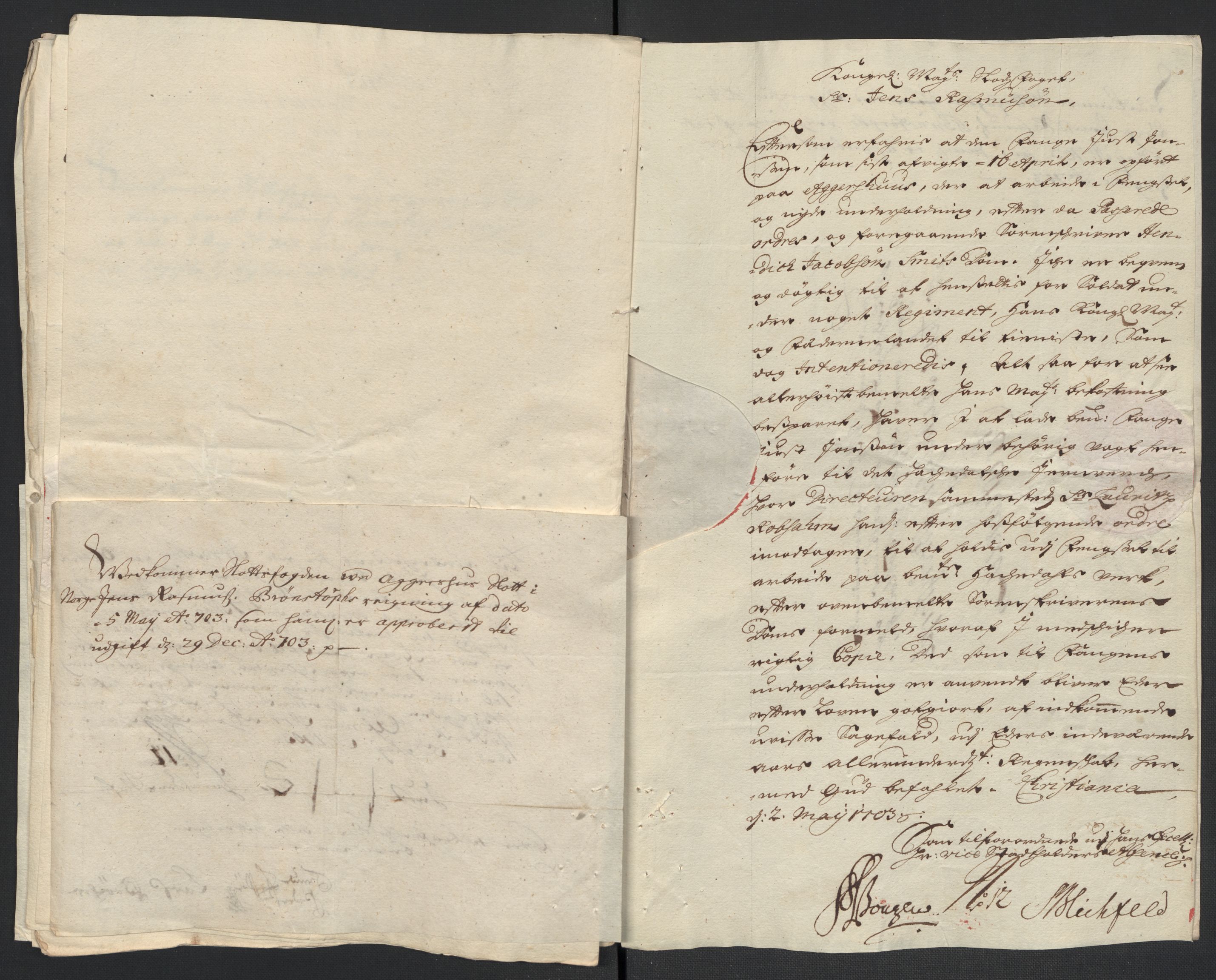 Rentekammeret inntil 1814, Reviderte regnskaper, Fogderegnskap, AV/RA-EA-4092/R10/L0445: Fogderegnskap Aker og Follo, 1703-1704, p. 244