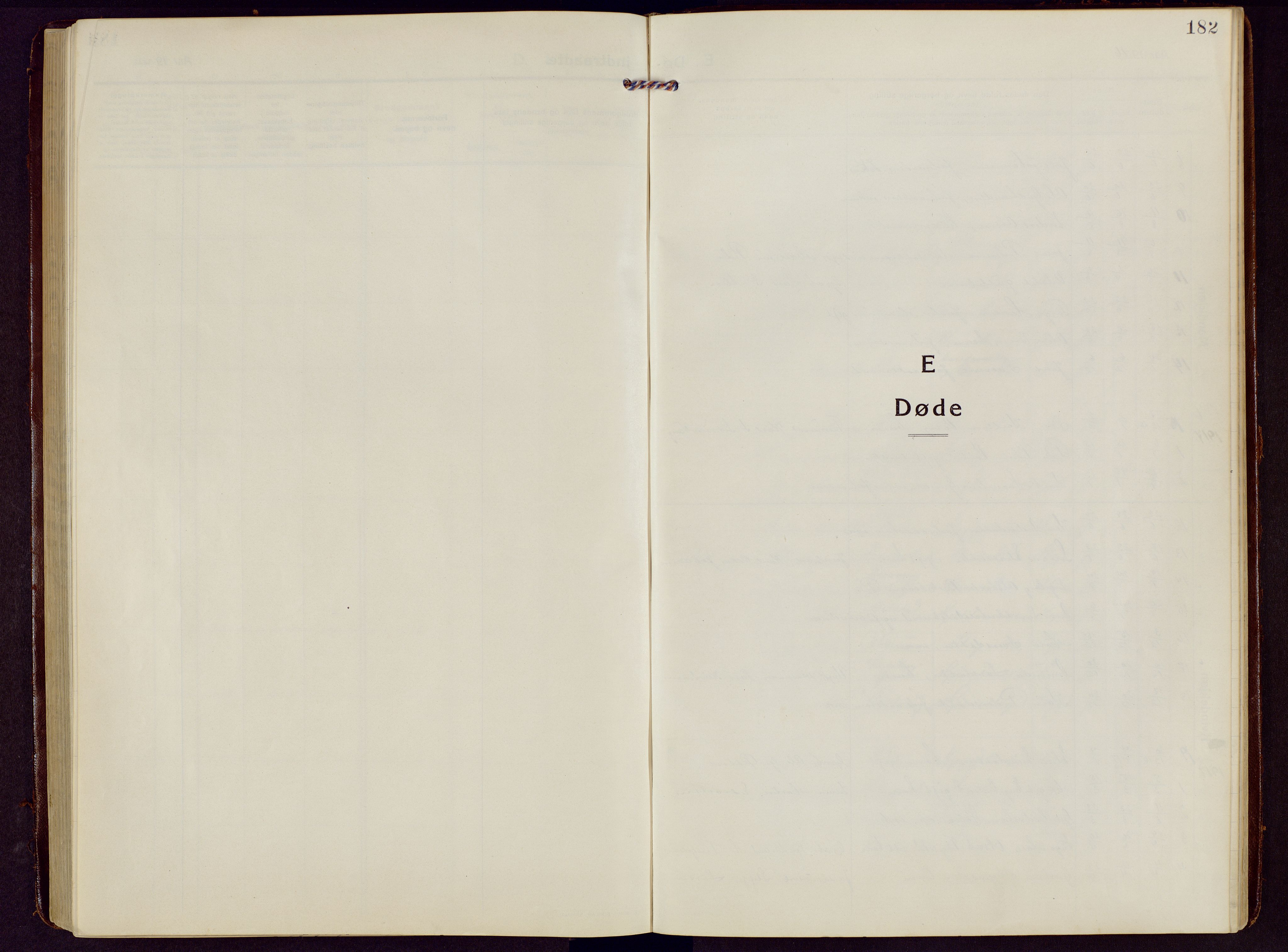 Brandbu prestekontor, SAH/PREST-114/H/Ha/Hab/L0010: Parish register (copy) no. 10, 1916-1930, p. 182