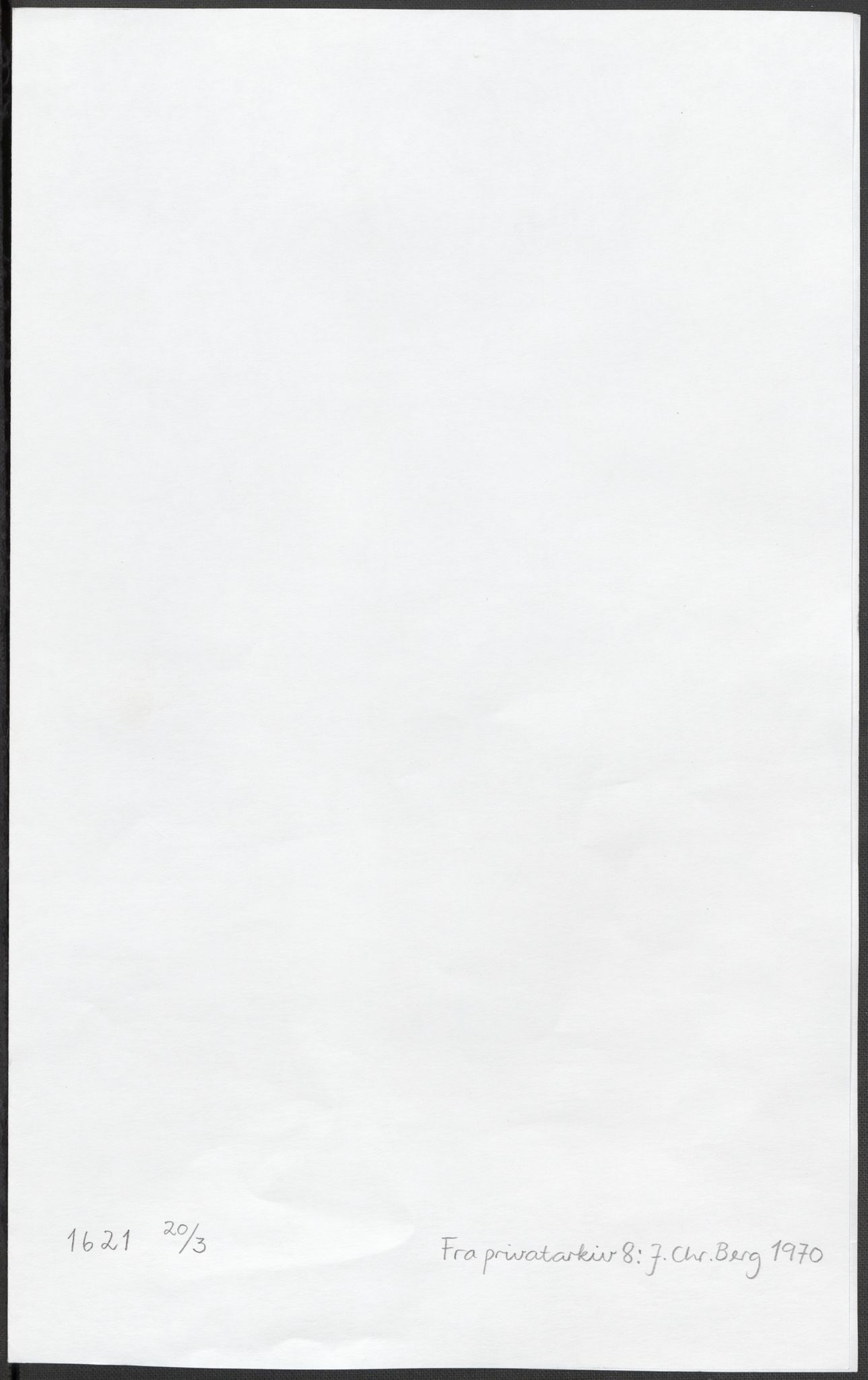 Riksarkivets diplomsamling, AV/RA-EA-5965/F15/L0024: Prestearkiv - Vestfold, 1619-1681, p. 8