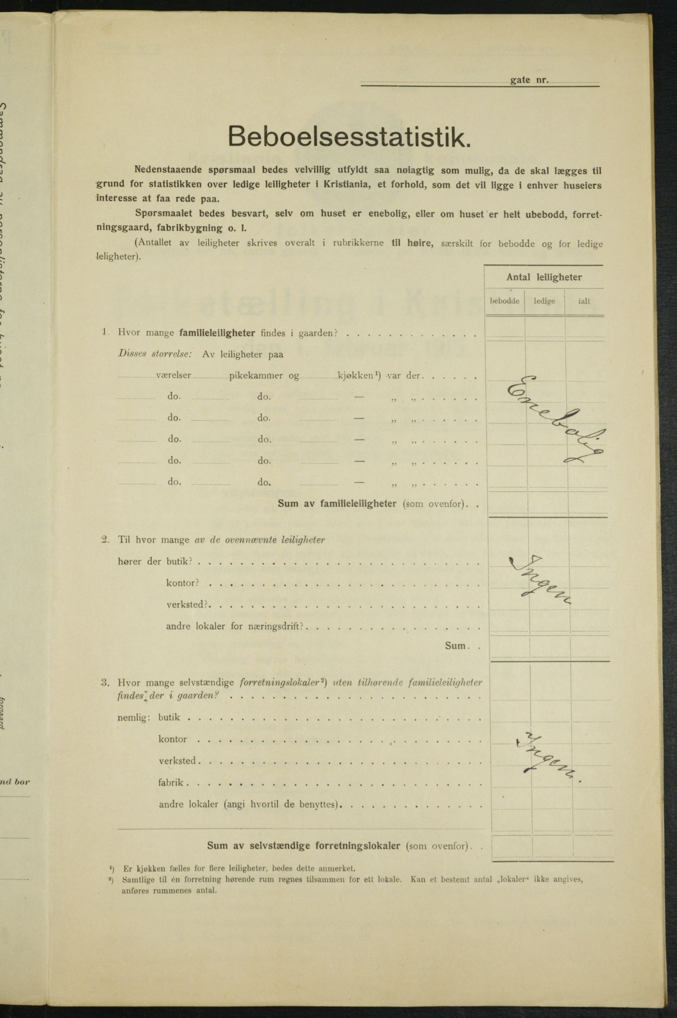 OBA, Municipal Census 1915 for Kristiania, 1915, p. 26162