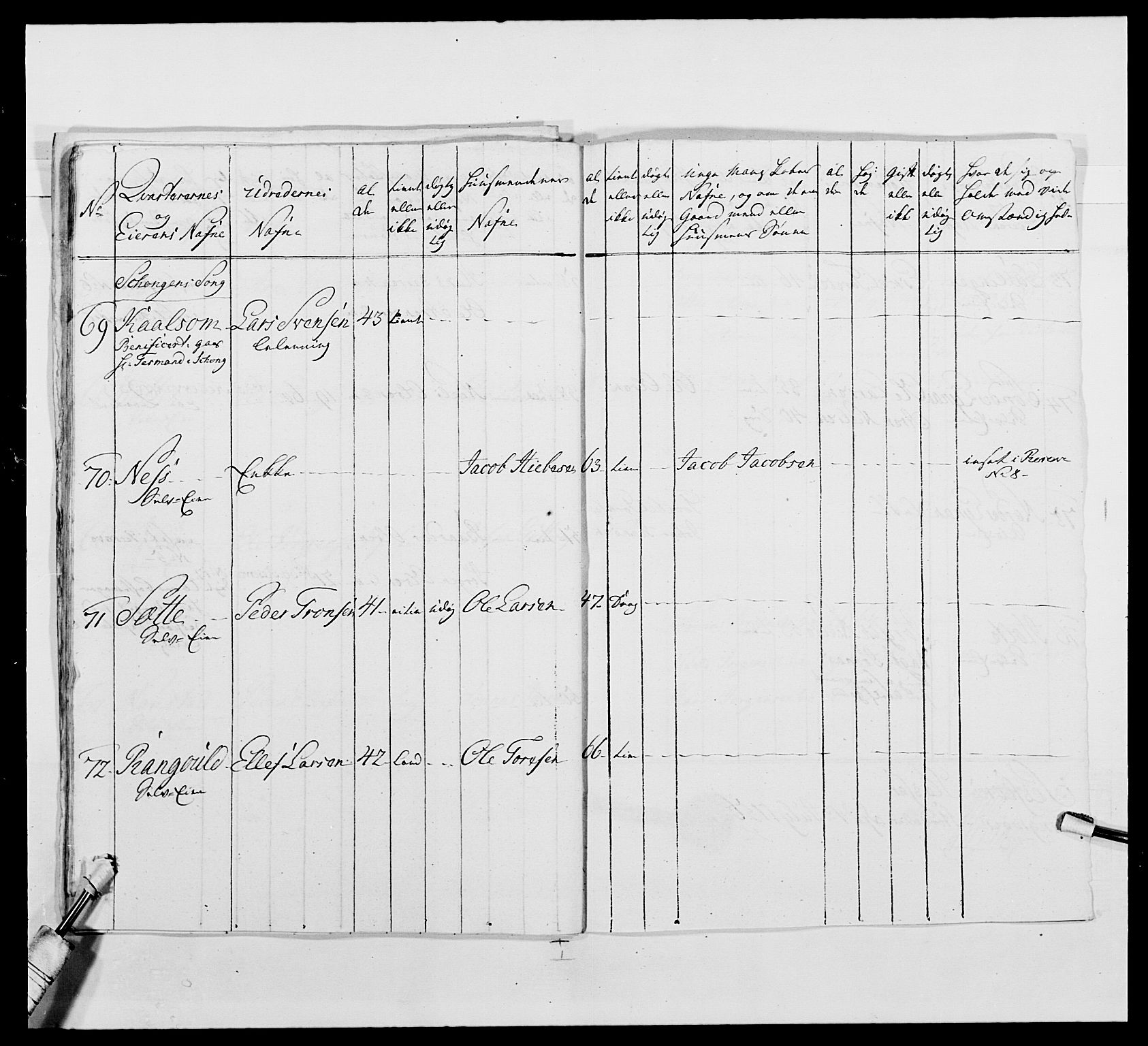 Kommanderende general (KG I) med Det norske krigsdirektorium, AV/RA-EA-5419/E/Ea/L0483: Nordafjelske dragonregiment, 1765-1767, p. 57