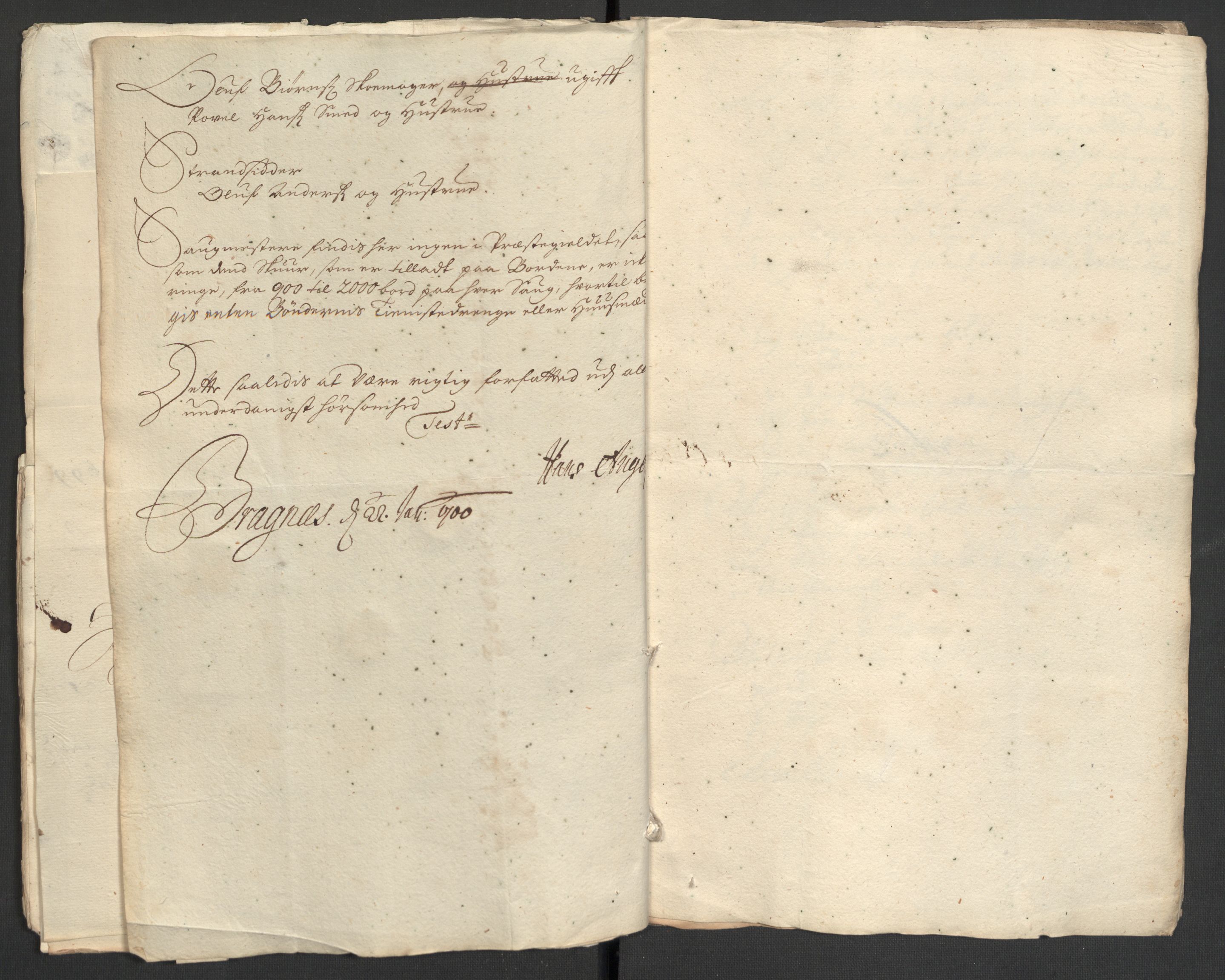 Rentekammeret inntil 1814, Reviderte regnskaper, Fogderegnskap, AV/RA-EA-4092/R30/L1697: Fogderegnskap Hurum, Røyken, Eiker og Lier, 1700-1701, p. 33