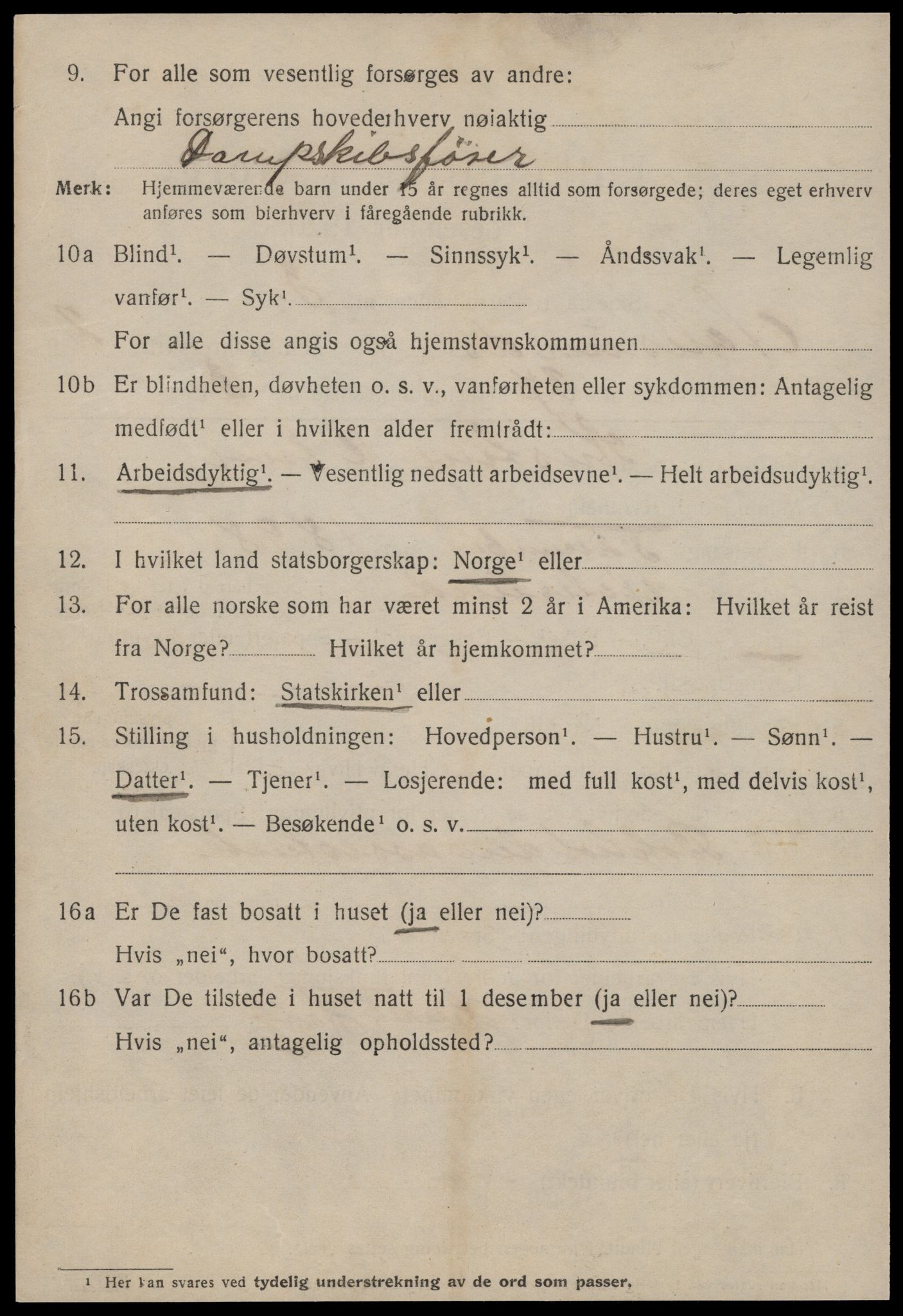 SAT, 1920 census for Ålesund, 1920, p. 11891