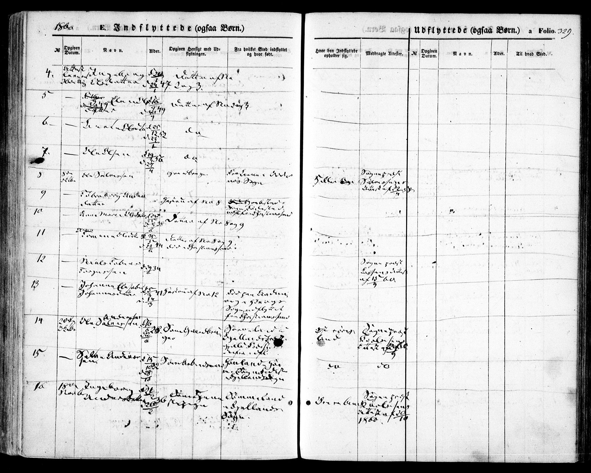 Høvåg sokneprestkontor, AV/SAK-1111-0025/F/Fa/L0004: Parish register (official) no. A 4, 1859-1877, p. 329