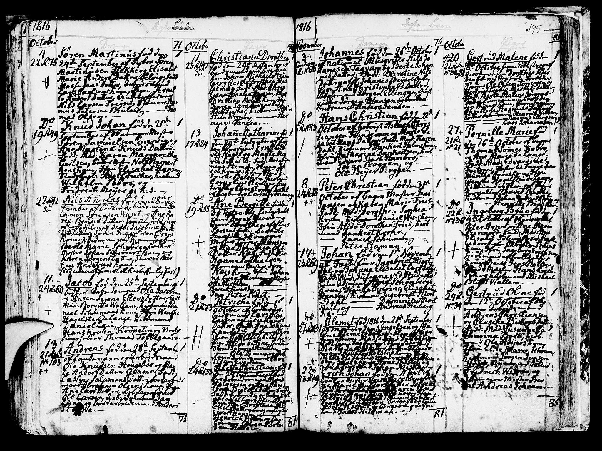 Korskirken sokneprestembete, AV/SAB-A-76101/H/Haa/L0006: Parish register (official) no. A 6, 1790-1820, p. 195