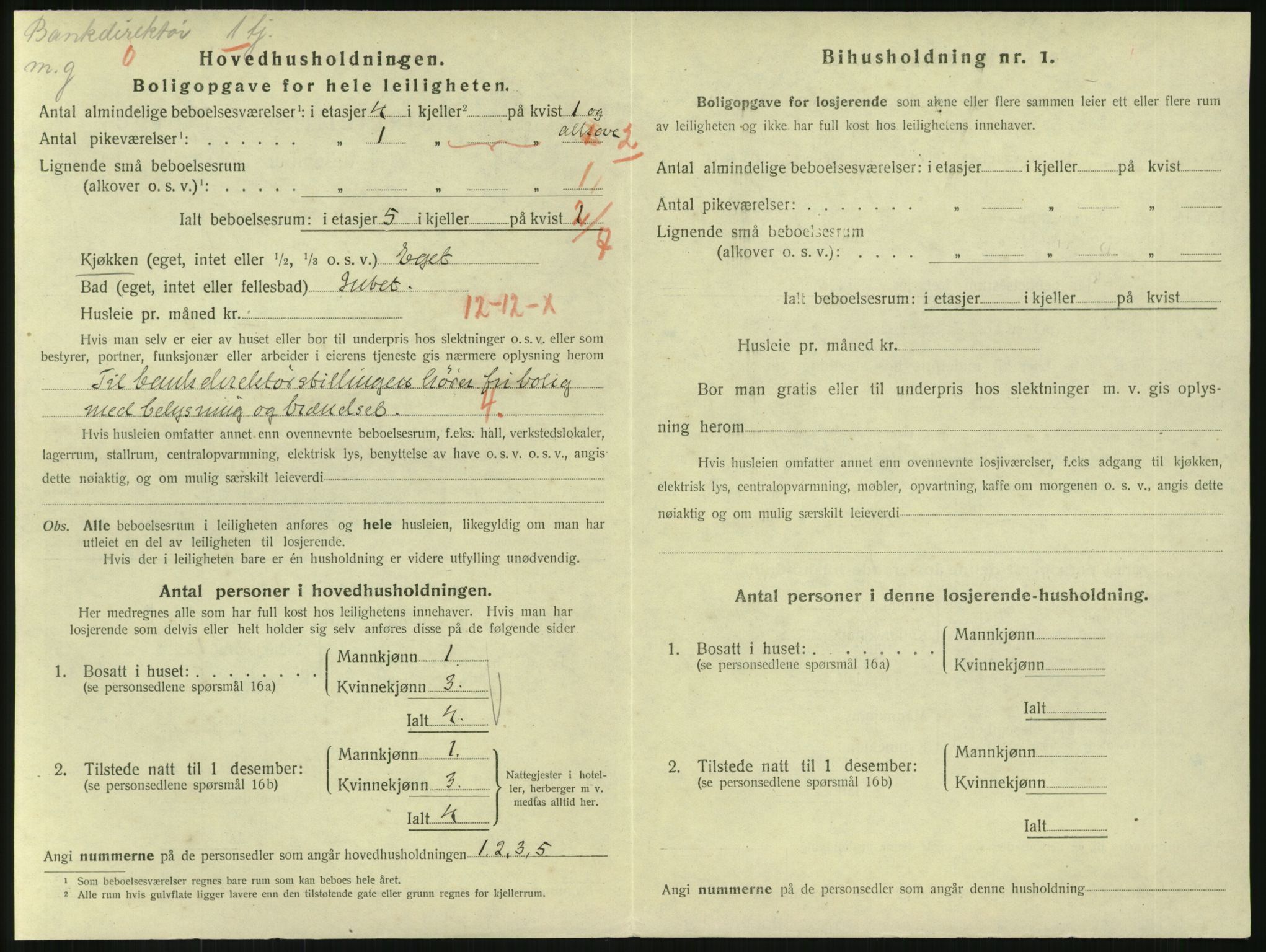 SAKO, 1920 census for Horten, 1920, p. 3906