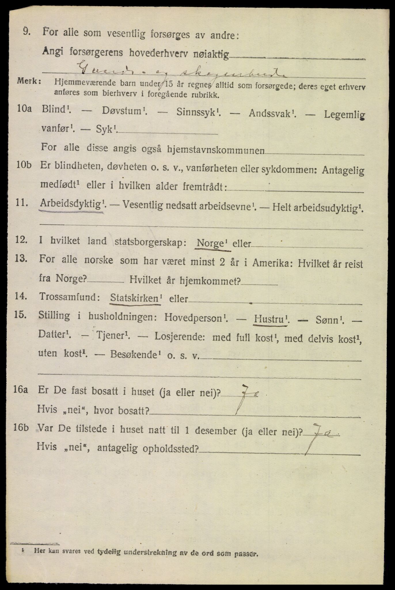 SAH, 1920 census for Stor-Elvdal, 1920, p. 2127