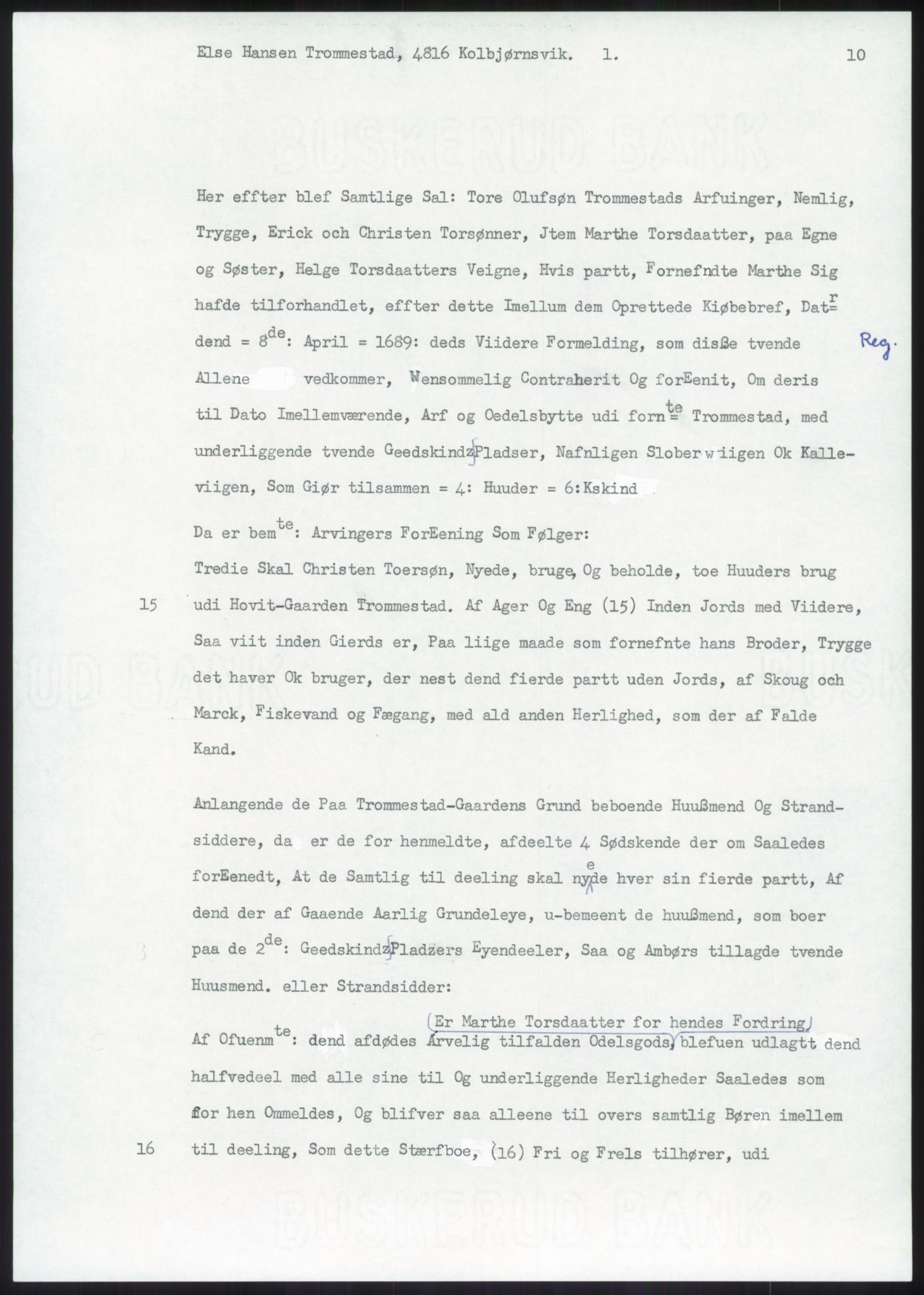 Samlinger til kildeutgivelse, Diplomavskriftsamlingen, AV/RA-EA-4053/H/Ha, p. 960