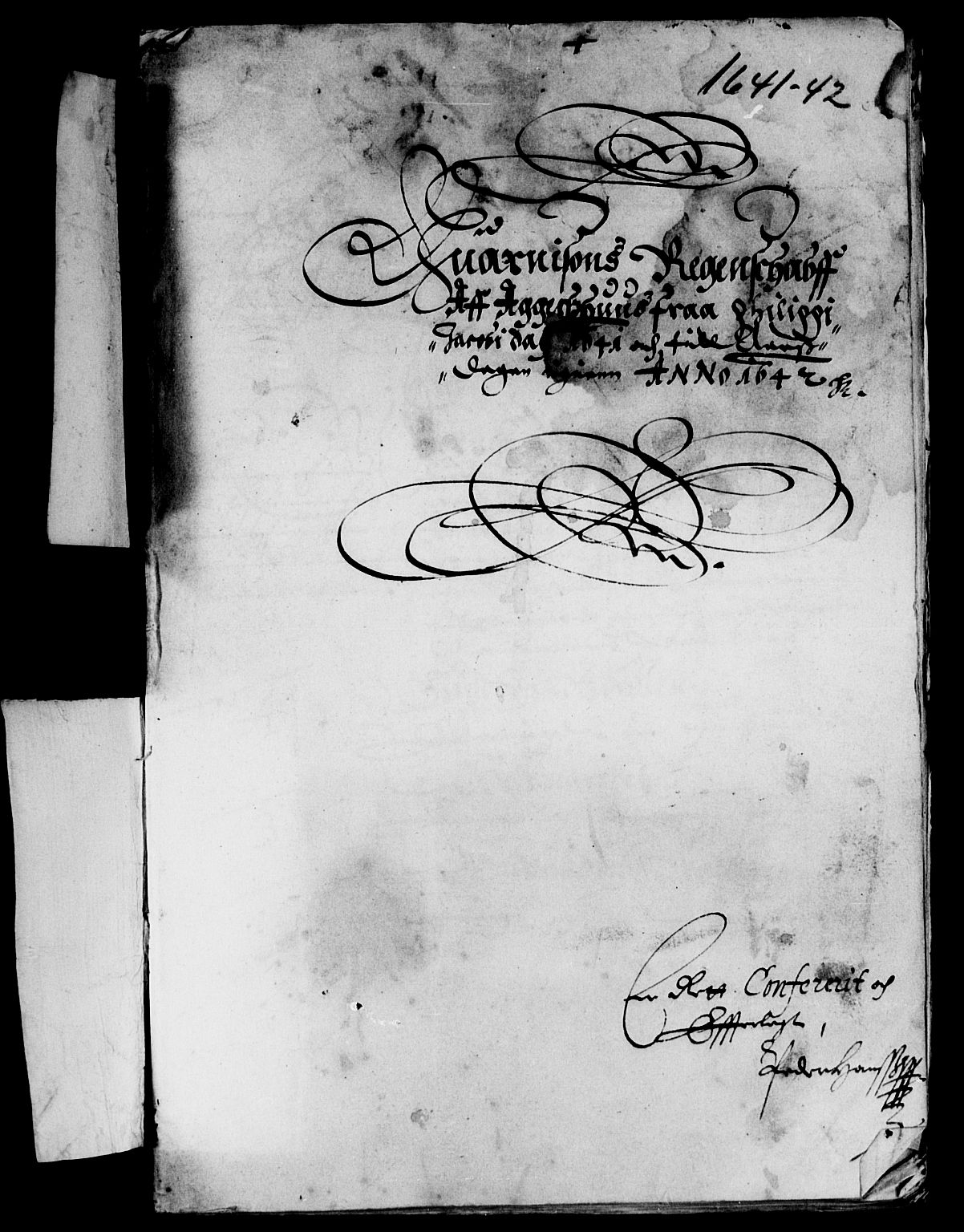Rentekammeret inntil 1814, Reviderte regnskaper, Lensregnskaper, AV/RA-EA-5023/R/Rb/Rba/L0161: Akershus len, 1641-1642