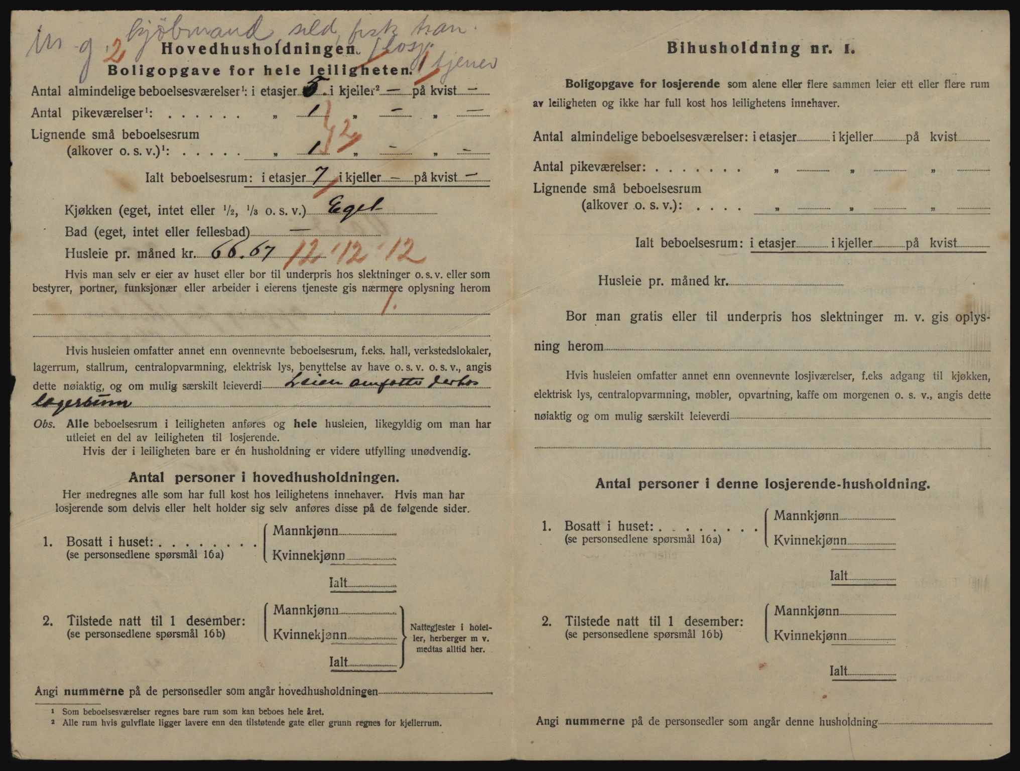 SATØ, 1920 census for Vardø, 1920, p. 2120