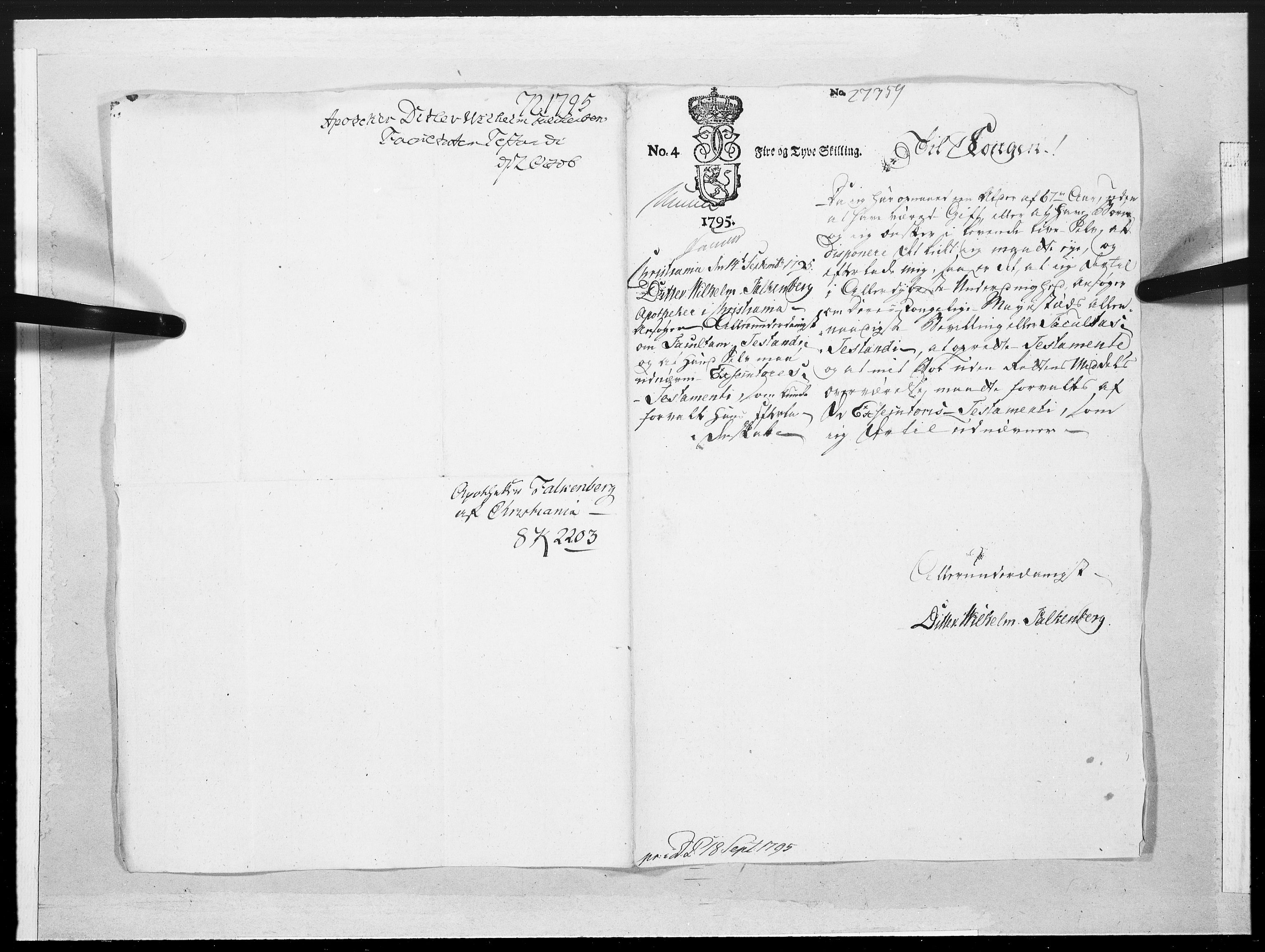 Danske Kanselli 1572-1799, AV/RA-EA-3023/F/Fc/Fcc/Fcca/L0303: Norske innlegg 1572-1799, 1795, p. 17