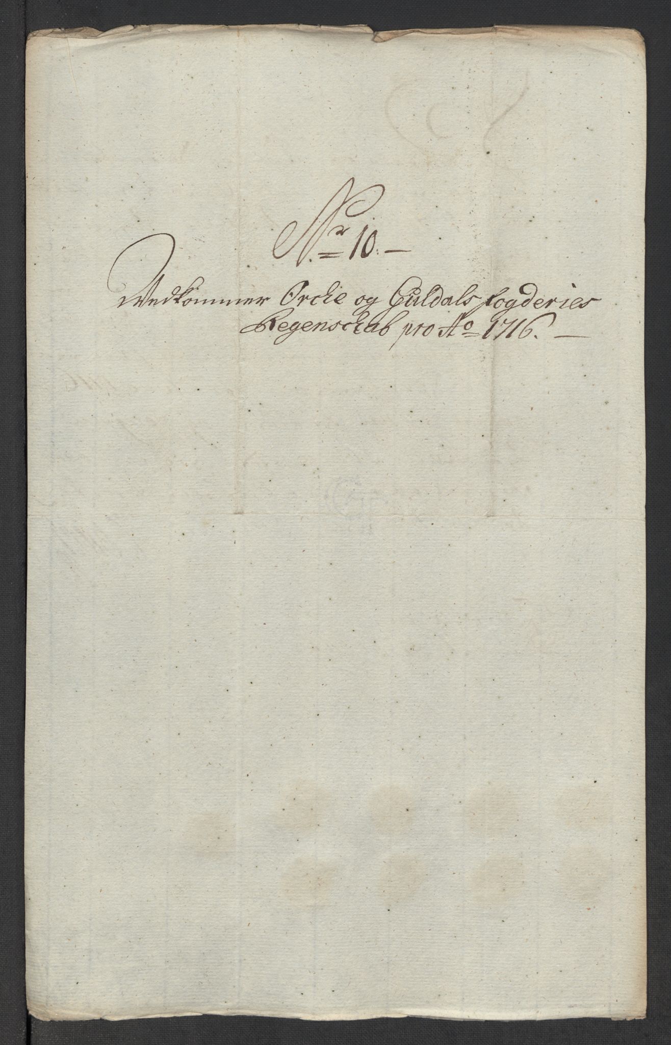 Rentekammeret inntil 1814, Reviderte regnskaper, Fogderegnskap, AV/RA-EA-4092/R60/L3967: Fogderegnskap Orkdal og Gauldal, 1716, p. 151