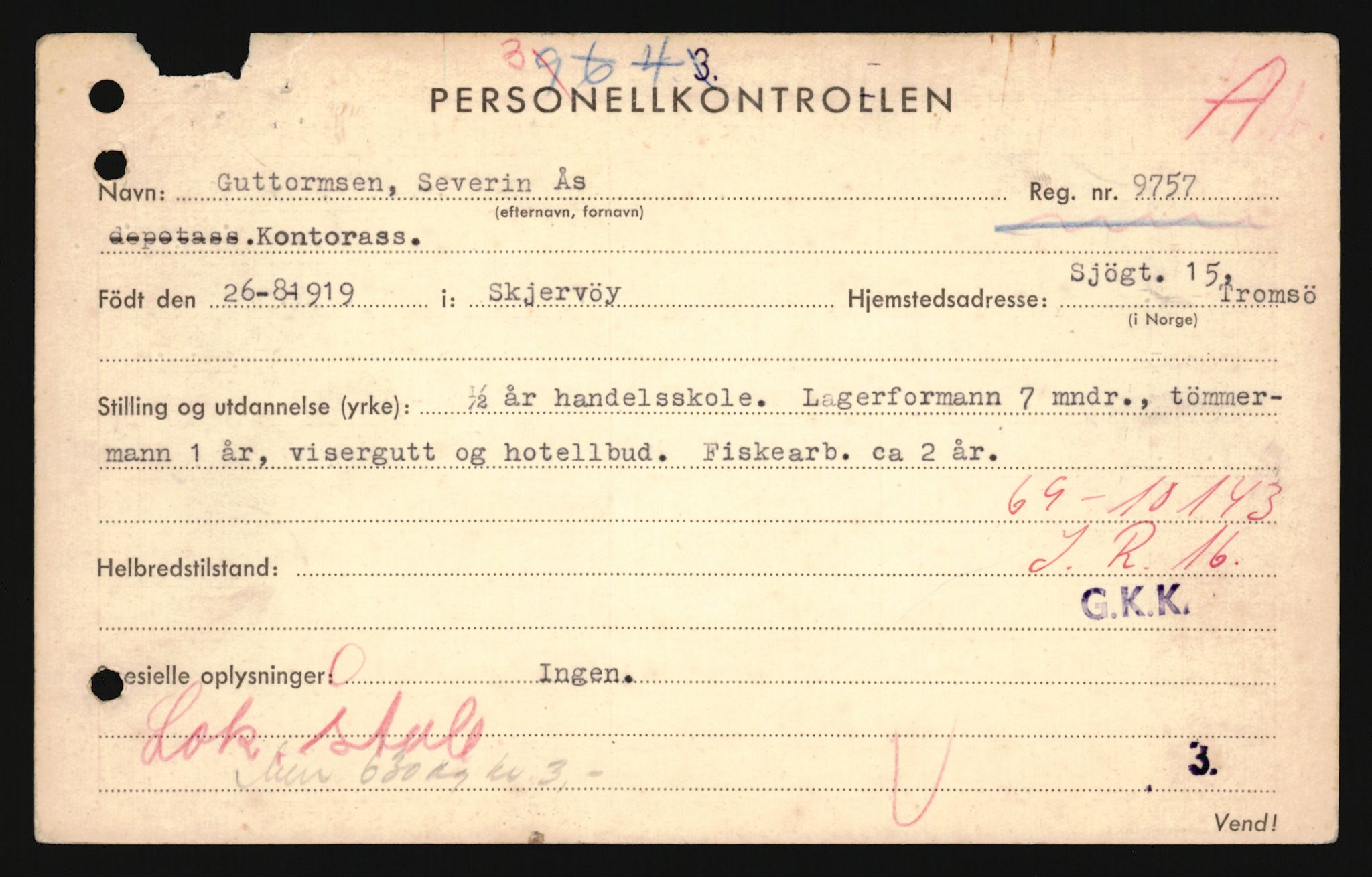 Forsvaret, Troms infanteriregiment nr. 16, AV/RA-RAFA-3146/P/Pa/L0024/0001: Rulleblad / Rulleblad for regimentets menige mannskaper, årsklasse 1940, 1940, p. 48