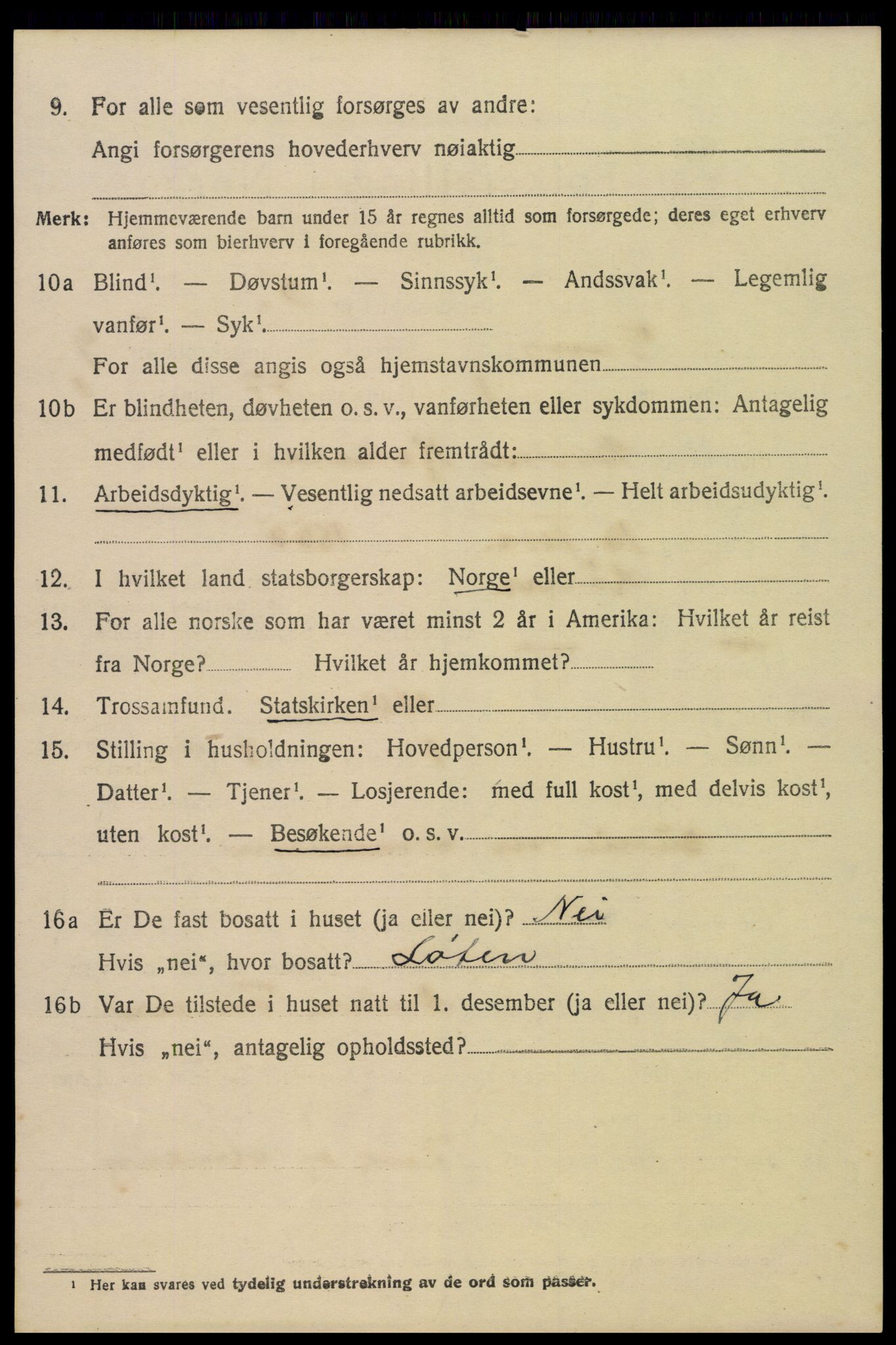 SAH, 1920 census for Vang (Hedmark), 1920, p. 18098