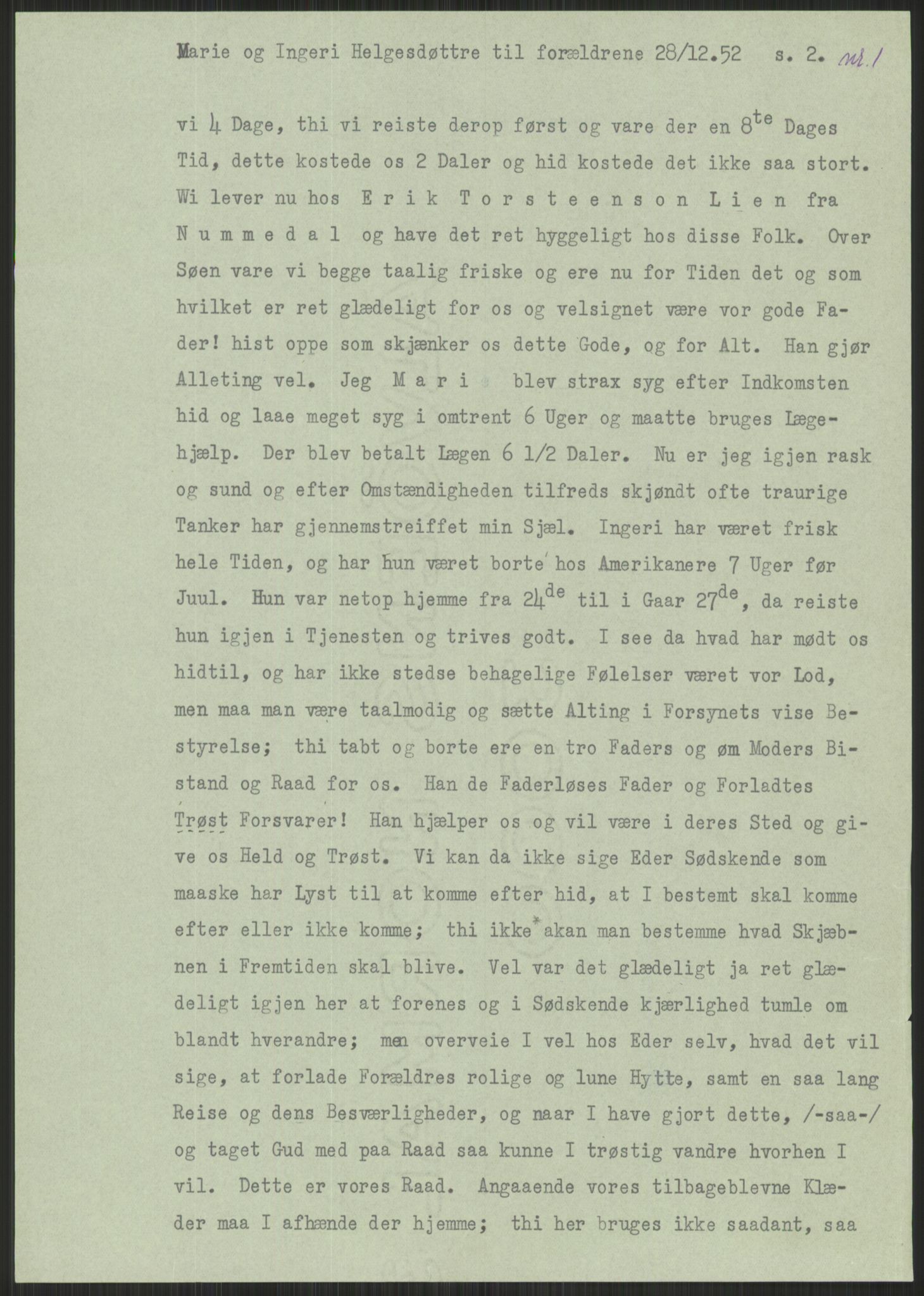 Samlinger til kildeutgivelse, Amerikabrevene, AV/RA-EA-4057/F/L0021: Innlån fra Buskerud: Michalsen - Ål bygdearkiv, 1838-1914, p. 227