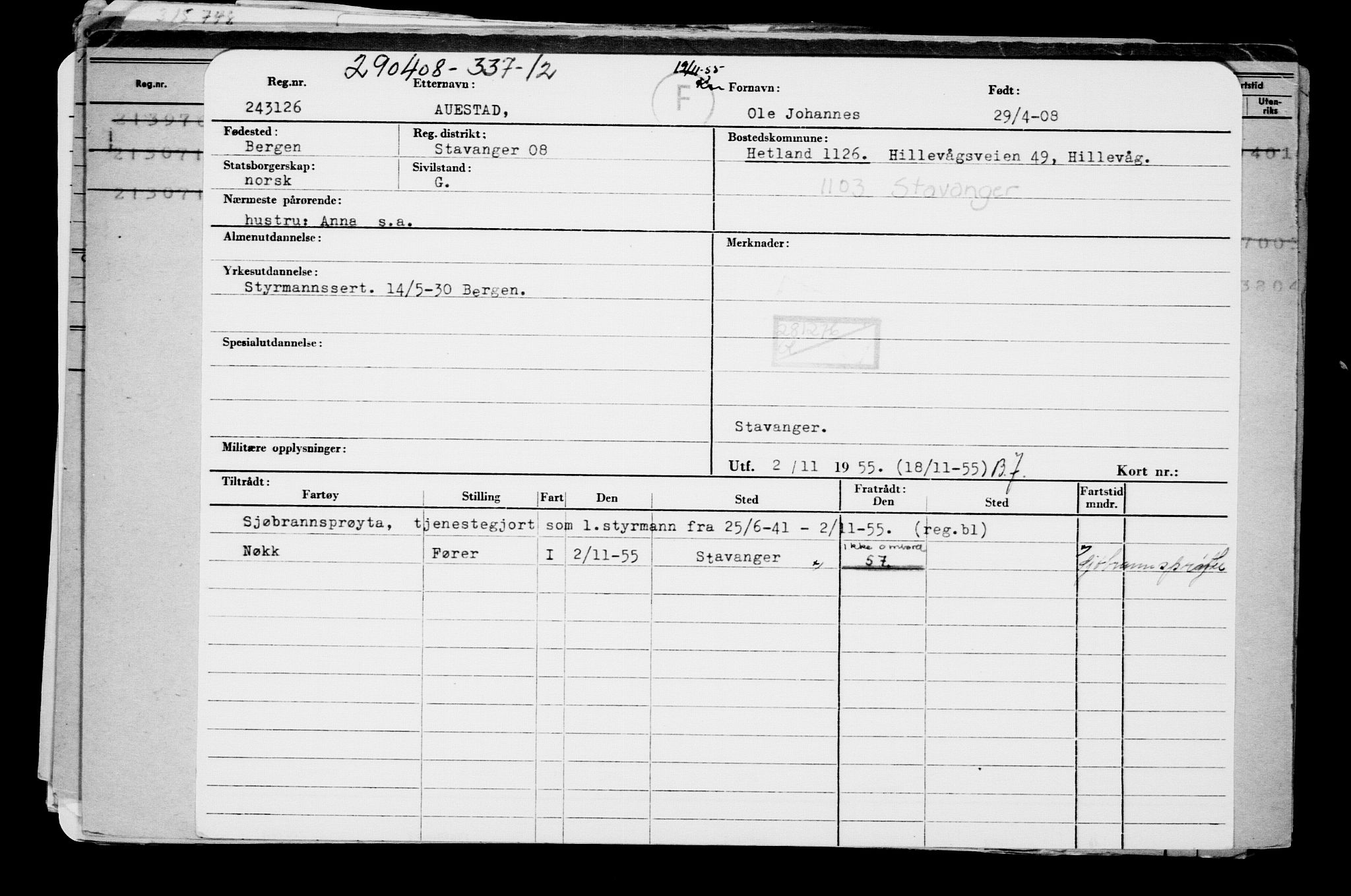 Direktoratet for sjømenn, AV/RA-S-3545/G/Gb/L0076: Hovedkort, 1908, p. 714