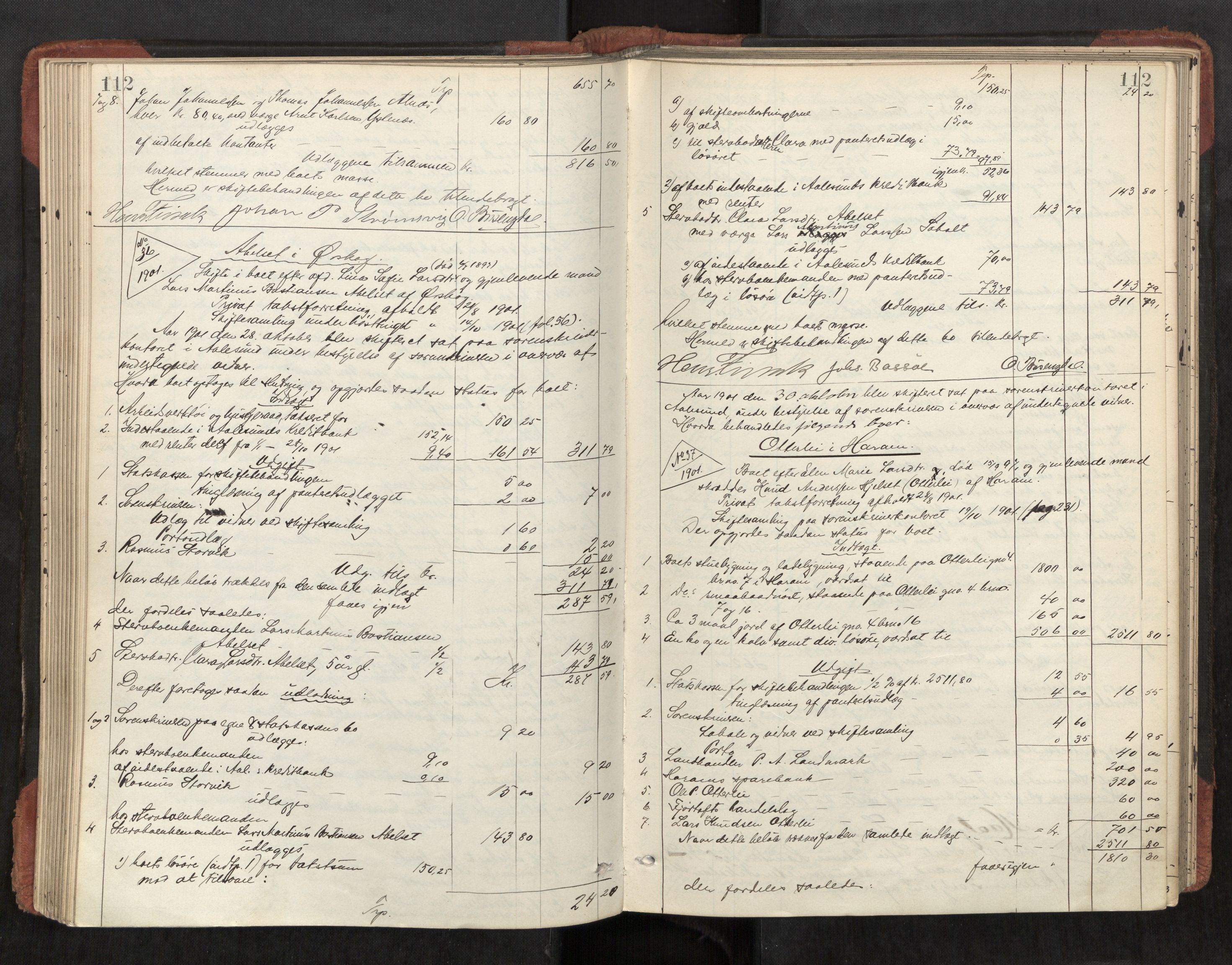 Nordre Sunnmøre sorenskriveri, AV/SAT-A-0006/1/3/3A/L0023: Skiftesluttningsprotokoll 4, 1898-1905, p. 112