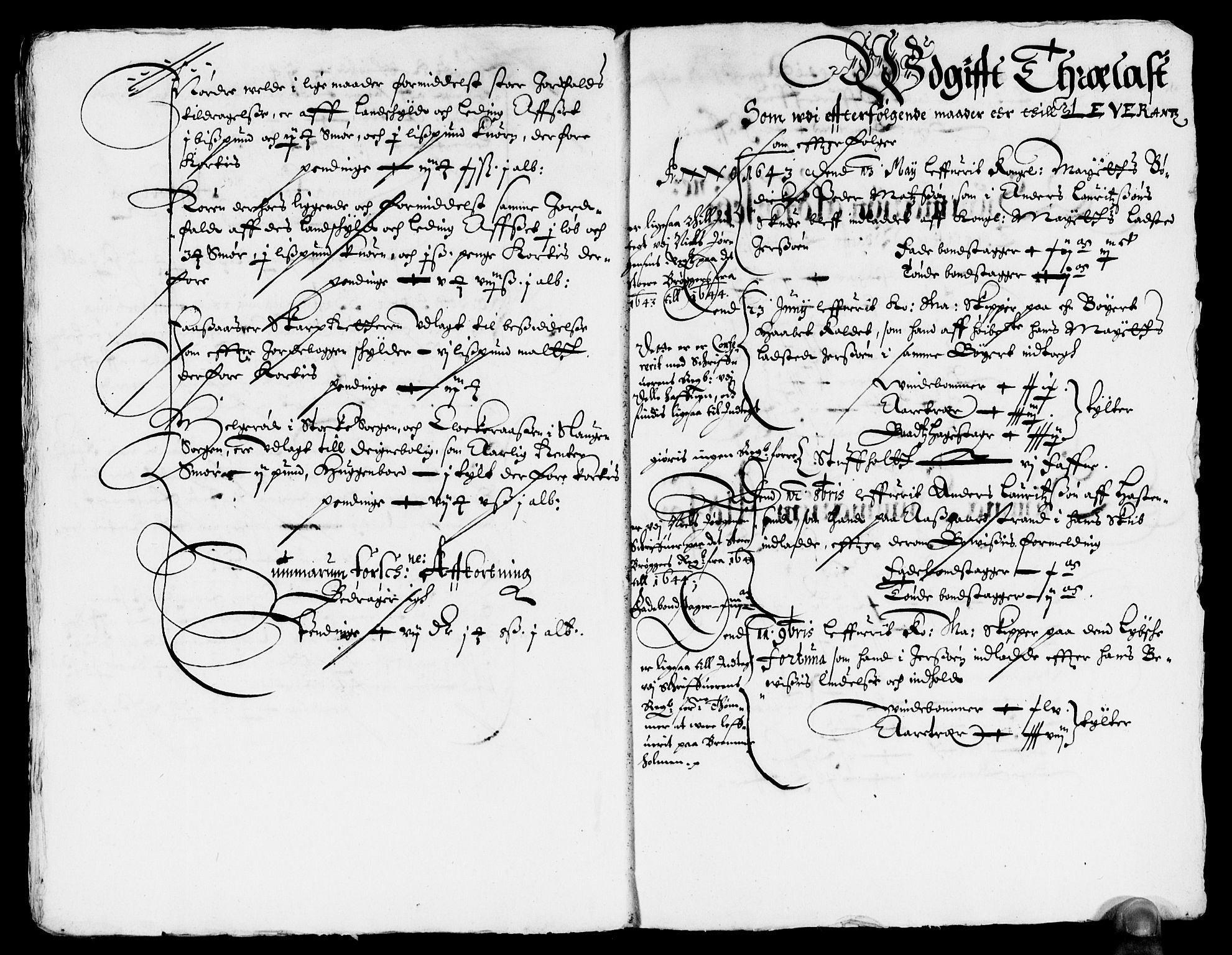 Rentekammeret inntil 1814, Reviderte regnskaper, Lensregnskaper, AV/RA-EA-5023/R/Rb/Rbo/L0024: Tønsberg len, 1642-1644
