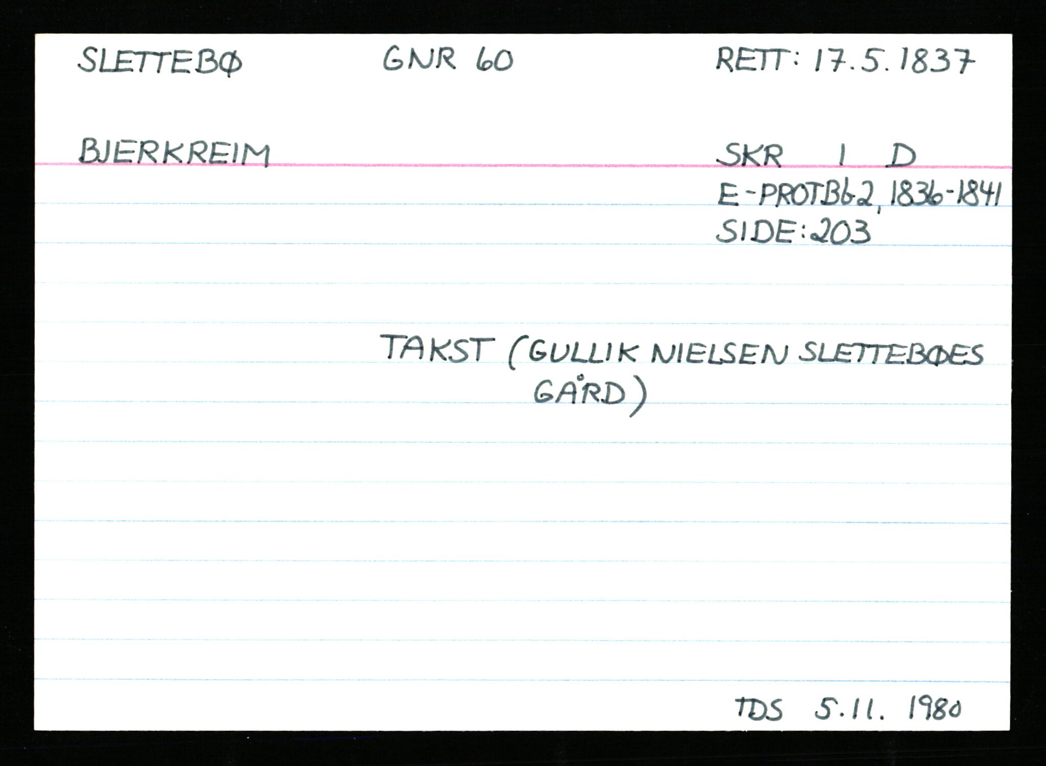 Statsarkivet i Stavanger, AV/SAST-A-101971/03/Y/Ym/L0053: Åstedskort sortert etter gårdsnavn: Skudeneshavn - Solbjør, 1600-1950, p. 277