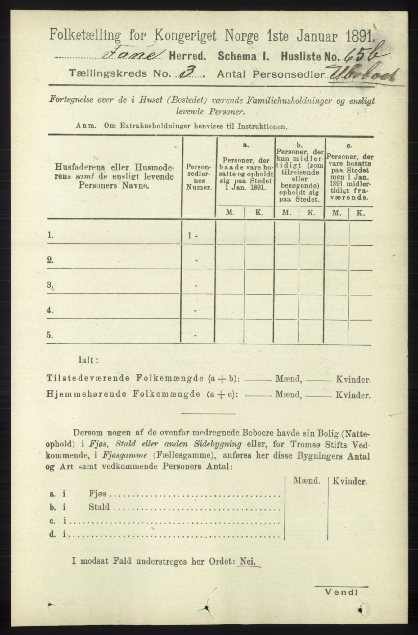 RA, 1891 census for 1249 Fana, 1891, p. 859