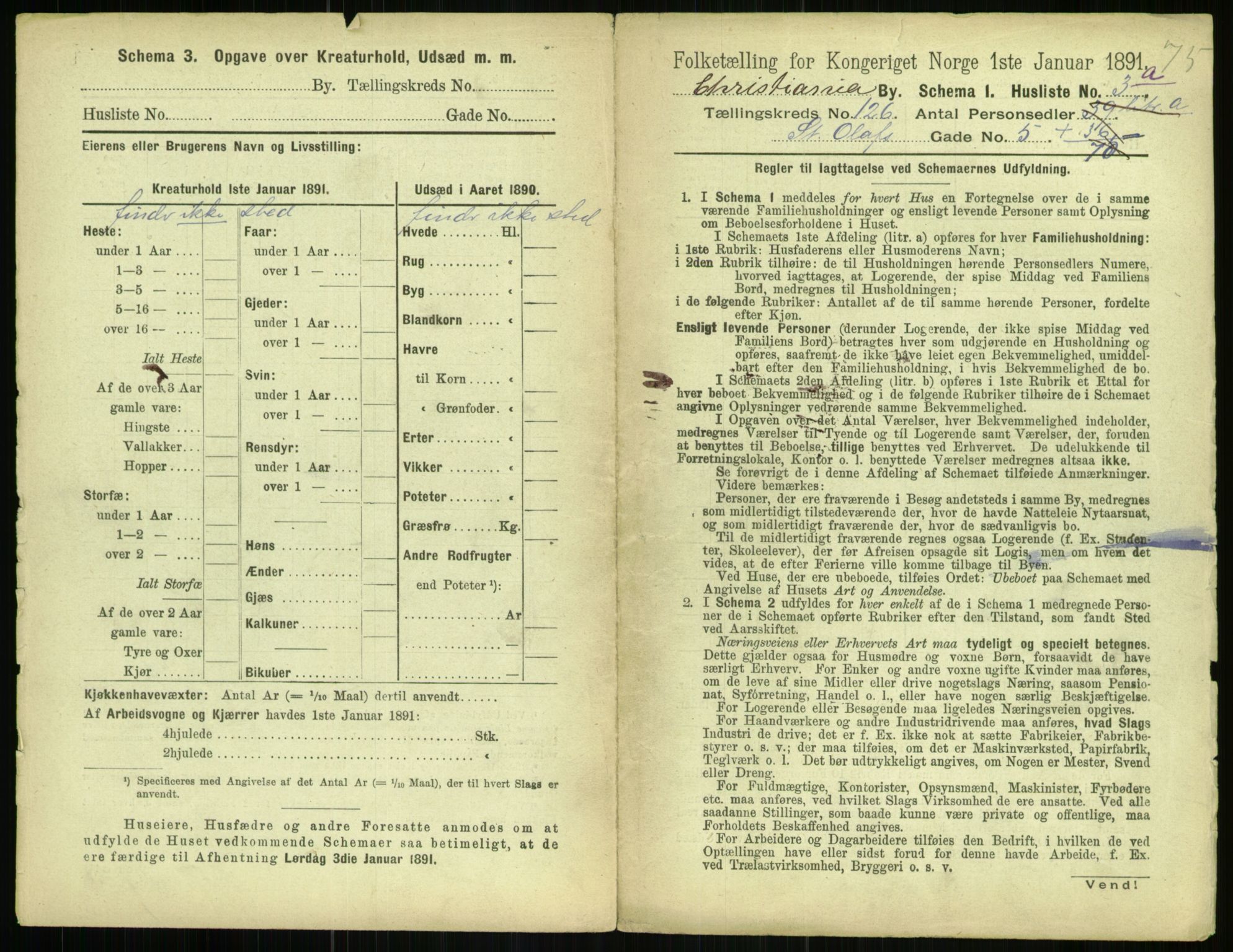 RA, 1891 census for 0301 Kristiania, 1891, p. 67150