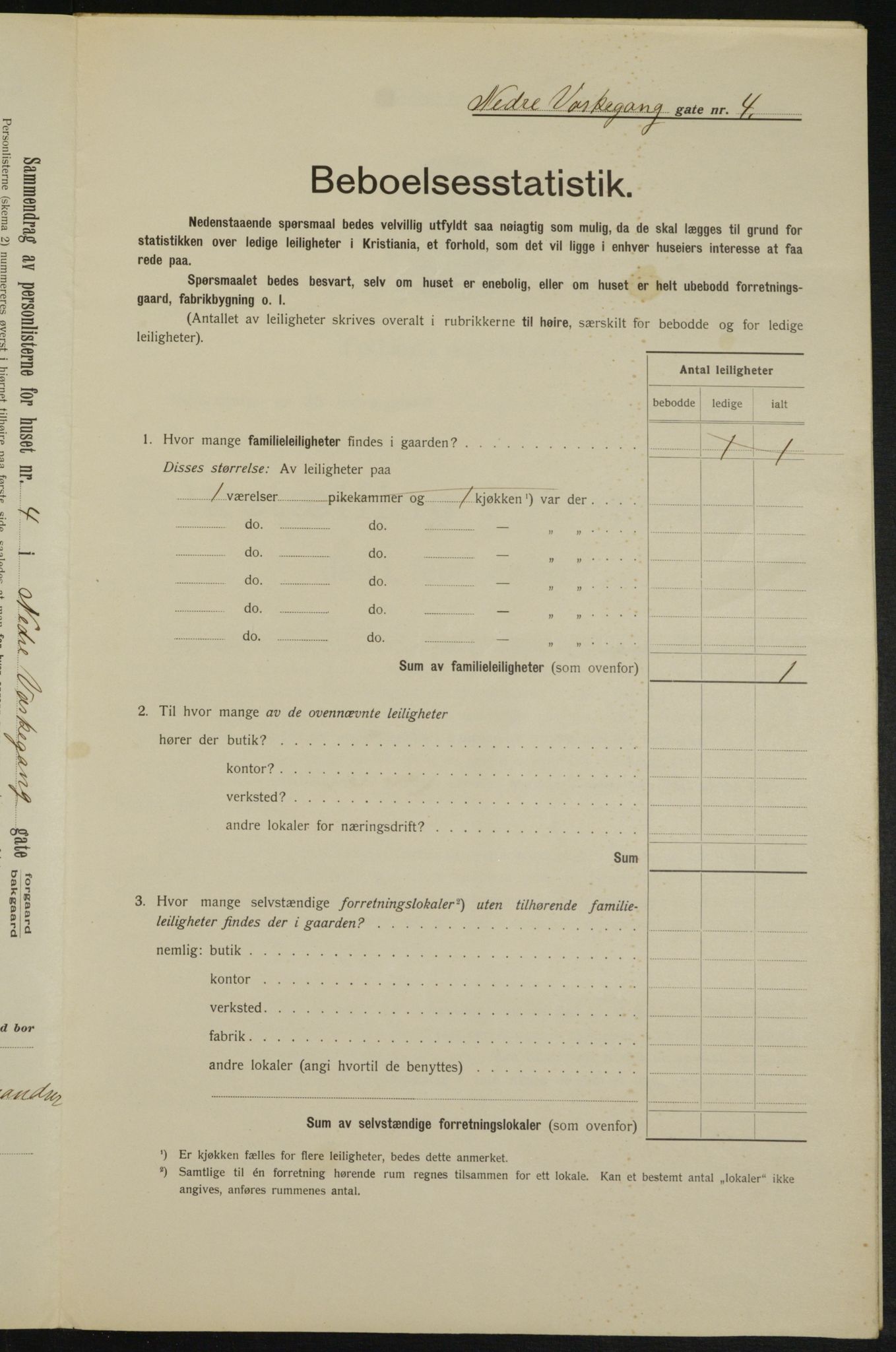 OBA, Municipal Census 1913 for Kristiania, 1913, p. 69502