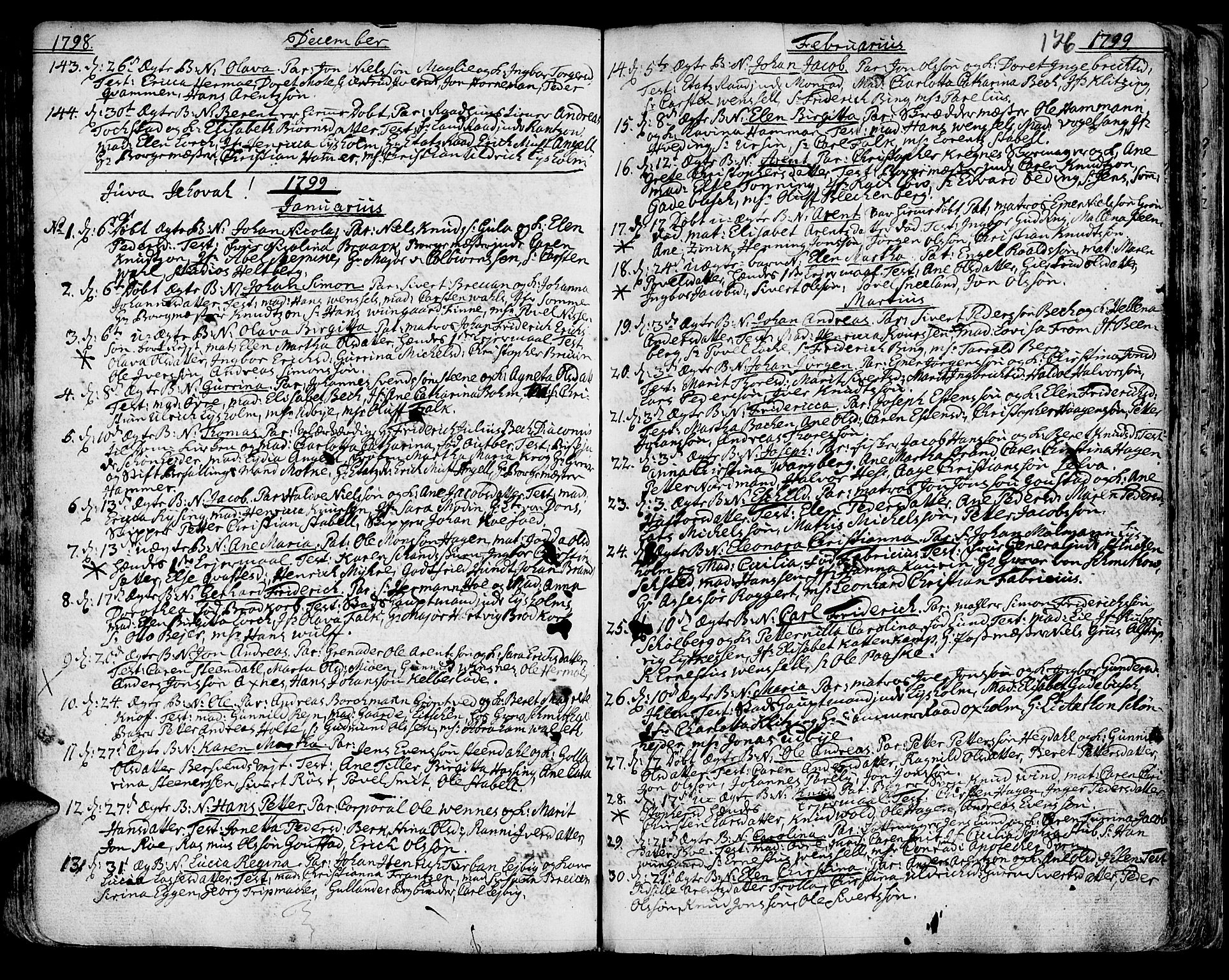 Ministerialprotokoller, klokkerbøker og fødselsregistre - Sør-Trøndelag, SAT/A-1456/601/L0039: Parish register (official) no. 601A07, 1770-1819, p. 126