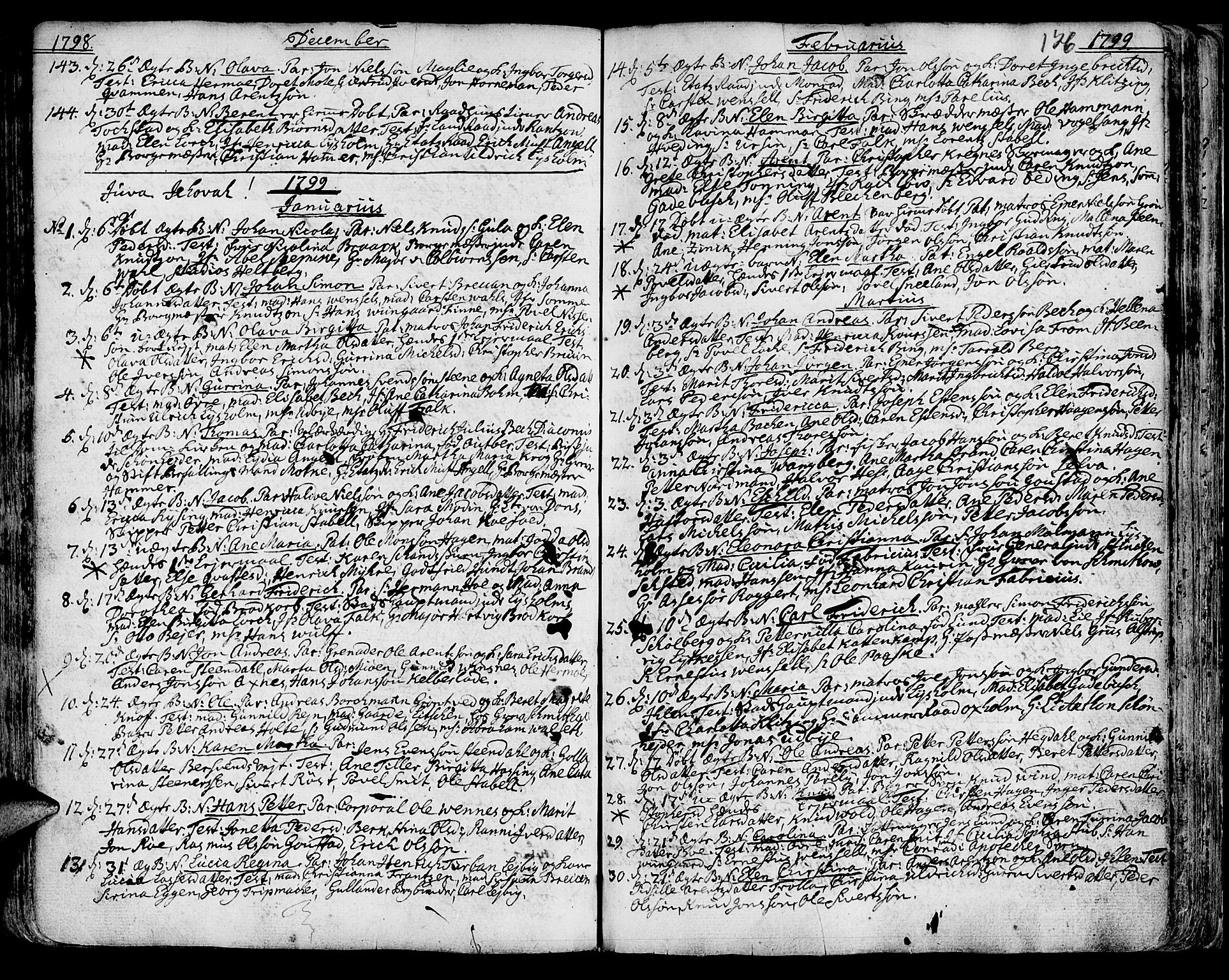 Ministerialprotokoller, klokkerbøker og fødselsregistre - Sør-Trøndelag, AV/SAT-A-1456/601/L0039: Parish register (official) no. 601A07, 1770-1819, p. 126