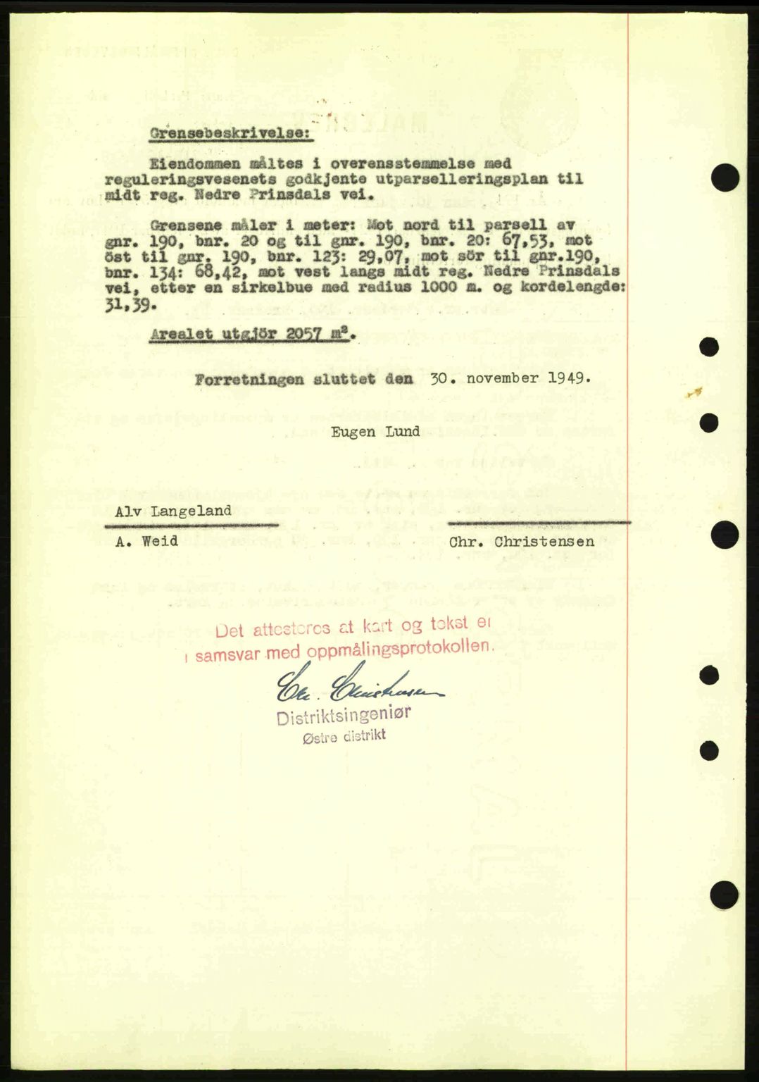 Oslo byskriverembete, AV/SAO-A-10227/G/Gb/Gbd/Gbda/L0017: Mortgage book no. A215, 1949-1950, Diary no: : 14792/1949