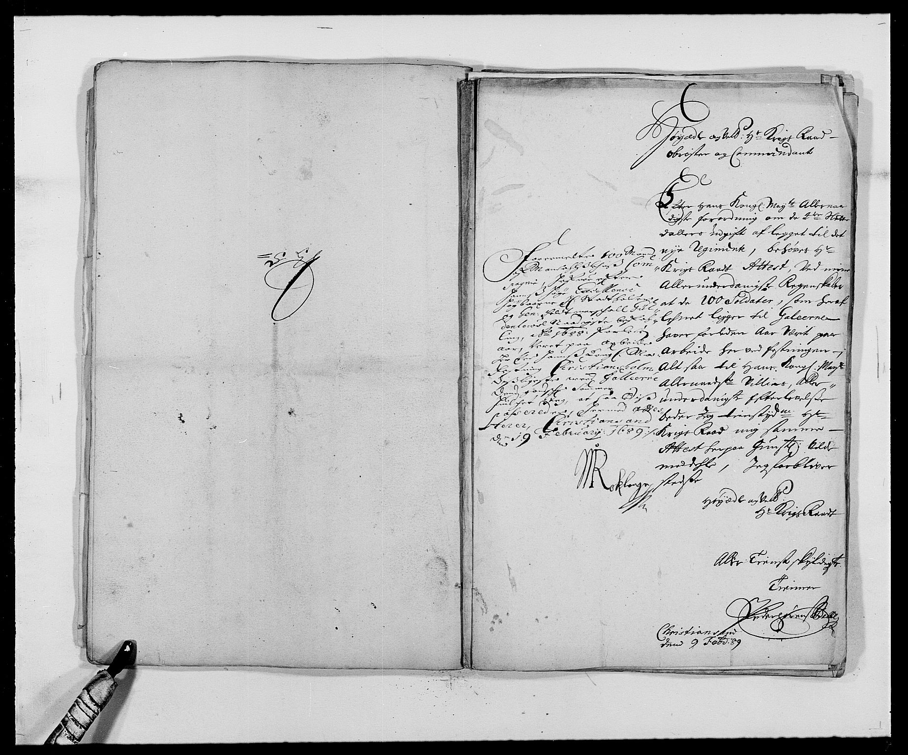 Rentekammeret inntil 1814, Reviderte regnskaper, Fogderegnskap, AV/RA-EA-4092/R42/L2543: Mandal fogderi, 1688-1691, p. 285