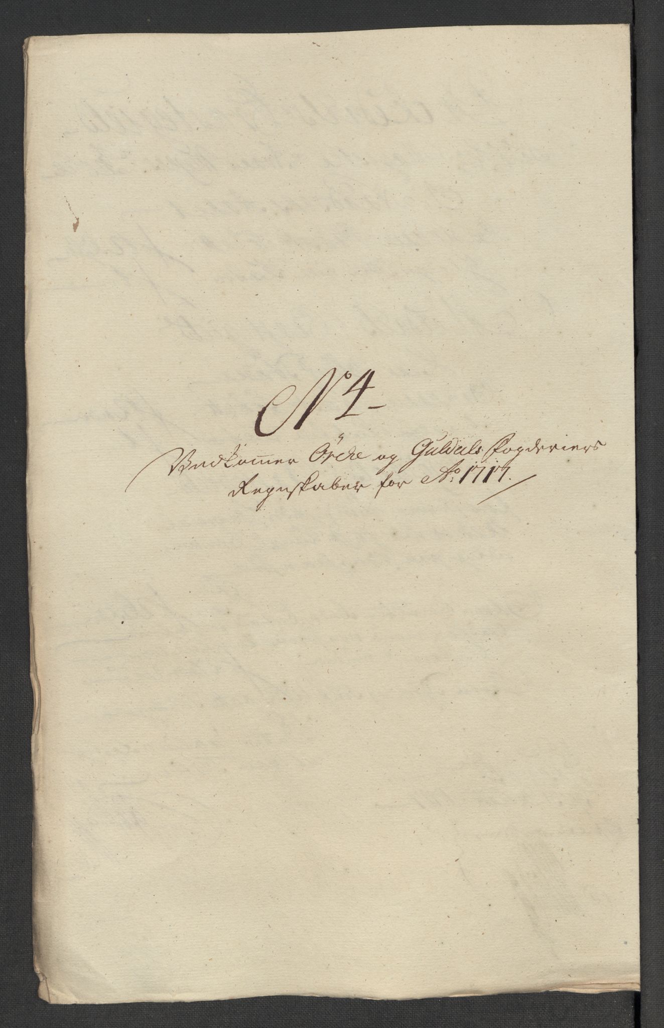 Rentekammeret inntil 1814, Reviderte regnskaper, Fogderegnskap, RA/EA-4092/R60/L3969: Fogderegnskap Orkdal og Gauldal, 1717, p. 125