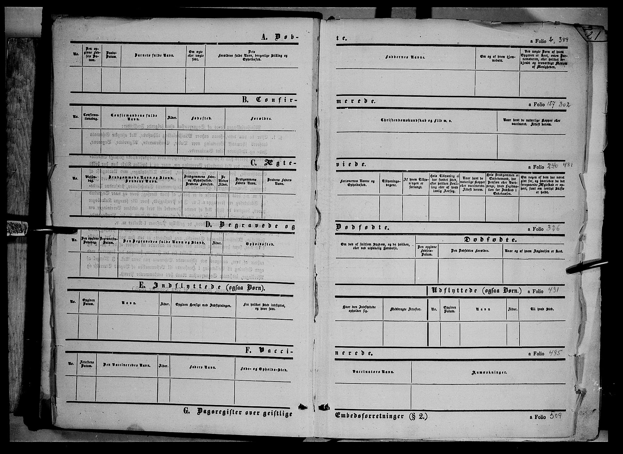 Gausdal prestekontor, SAH/PREST-090/H/Ha/Haa/L0008: Parish register (official) no. 8, 1850-1861