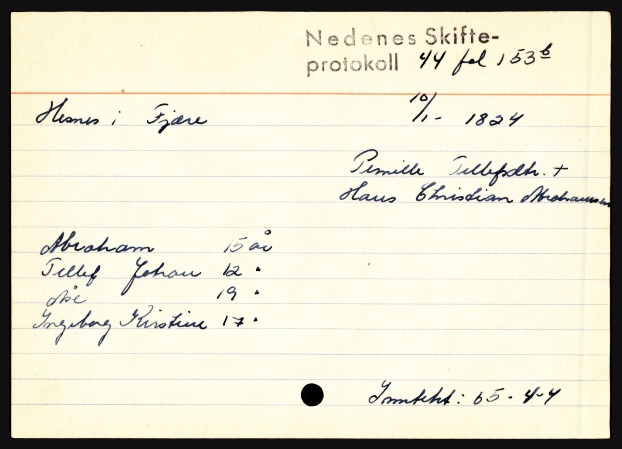 Nedenes sorenskriveri før 1824, AV/SAK-1221-0007/H, p. 11977