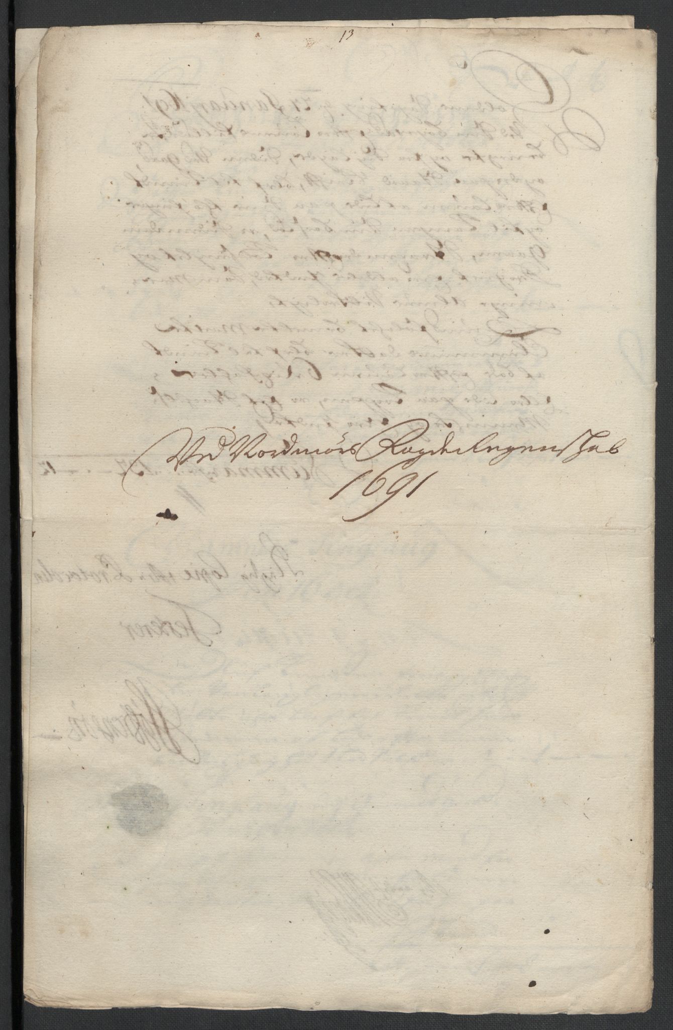 Rentekammeret inntil 1814, Reviderte regnskaper, Fogderegnskap, RA/EA-4092/R56/L3734: Fogderegnskap Nordmøre, 1690-1691, p. 399