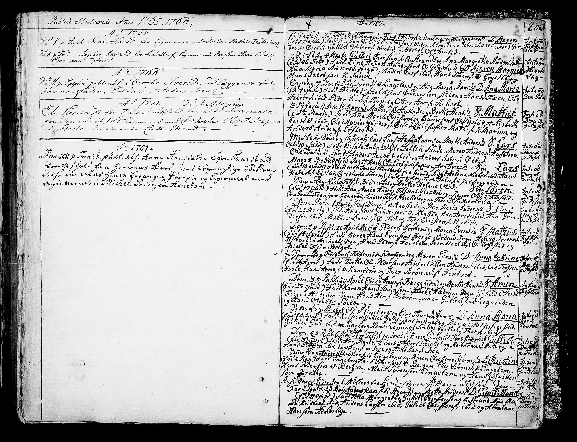 Sandar kirkebøker, SAKO/A-243/F/Fa/L0002: Parish register (official) no. 2, 1733-1788, p. 282