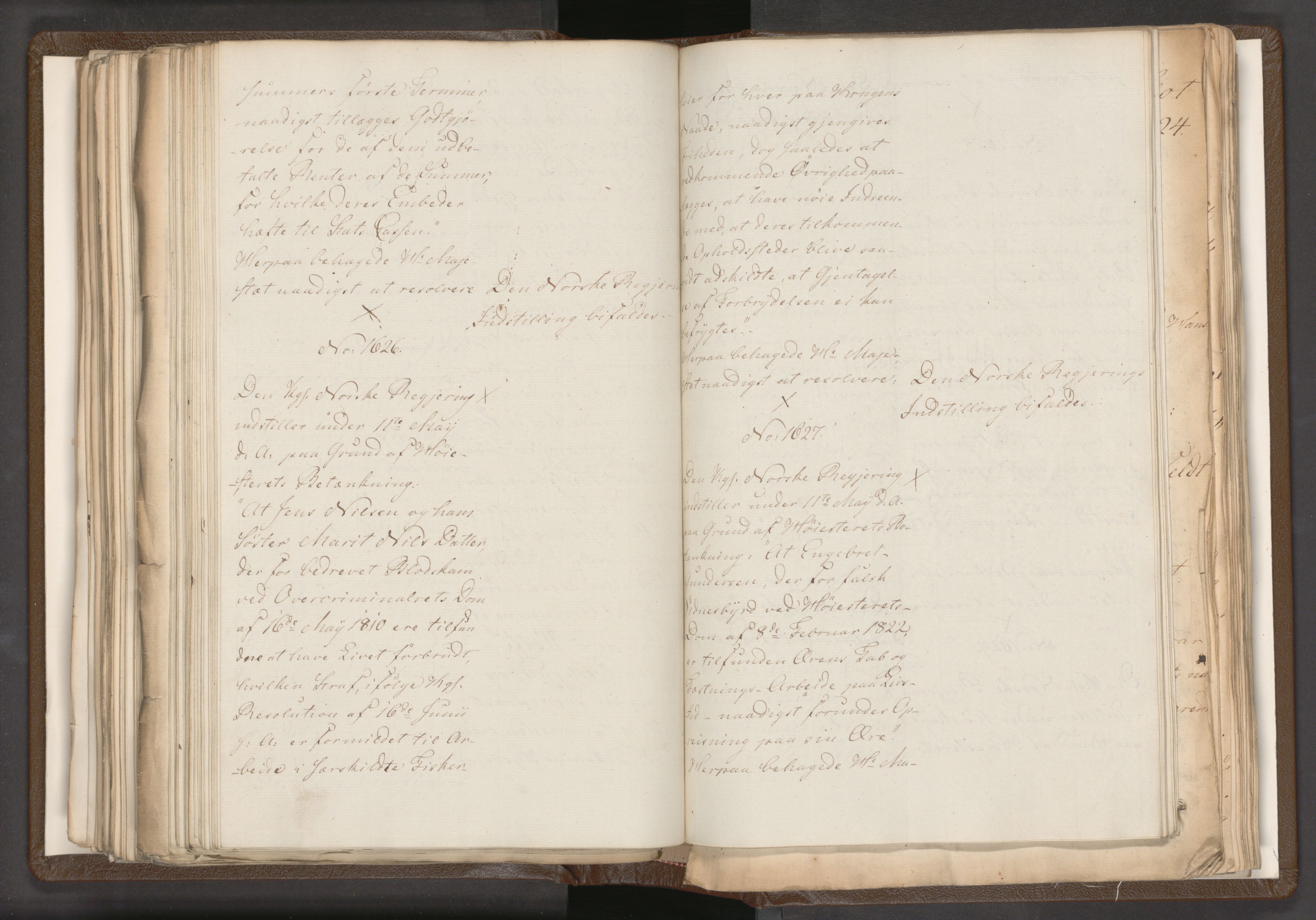 Statsrådssekretariatet, AV/RA-S-1001/A/Ab/L0018: Kgl. res. nr. 1112-1753, 1. halvår, 1824