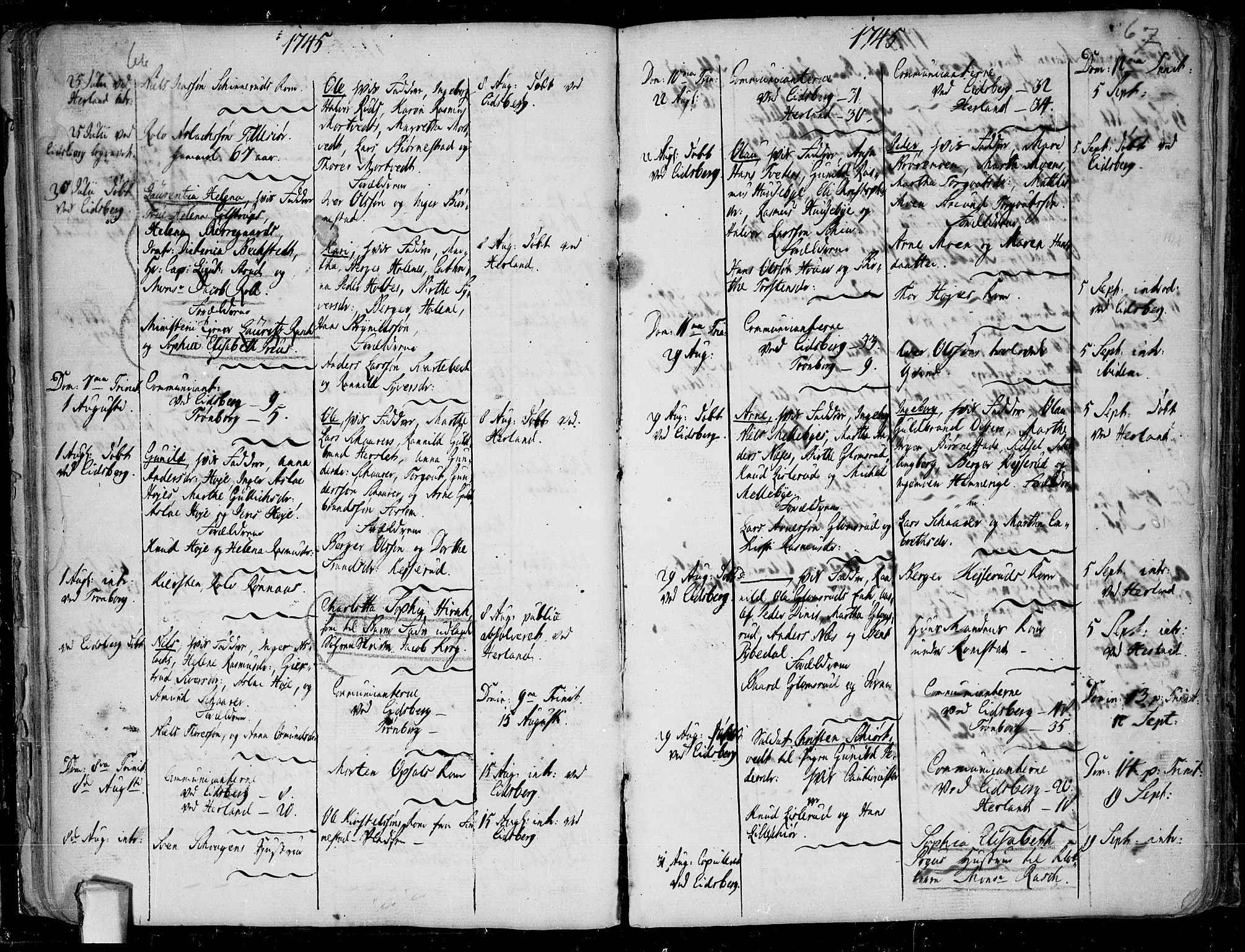 Eidsberg prestekontor Kirkebøker, AV/SAO-A-10905/F/Fa/L0003: Parish register (official) no.  I 3, 1742-1758, p. 66-67