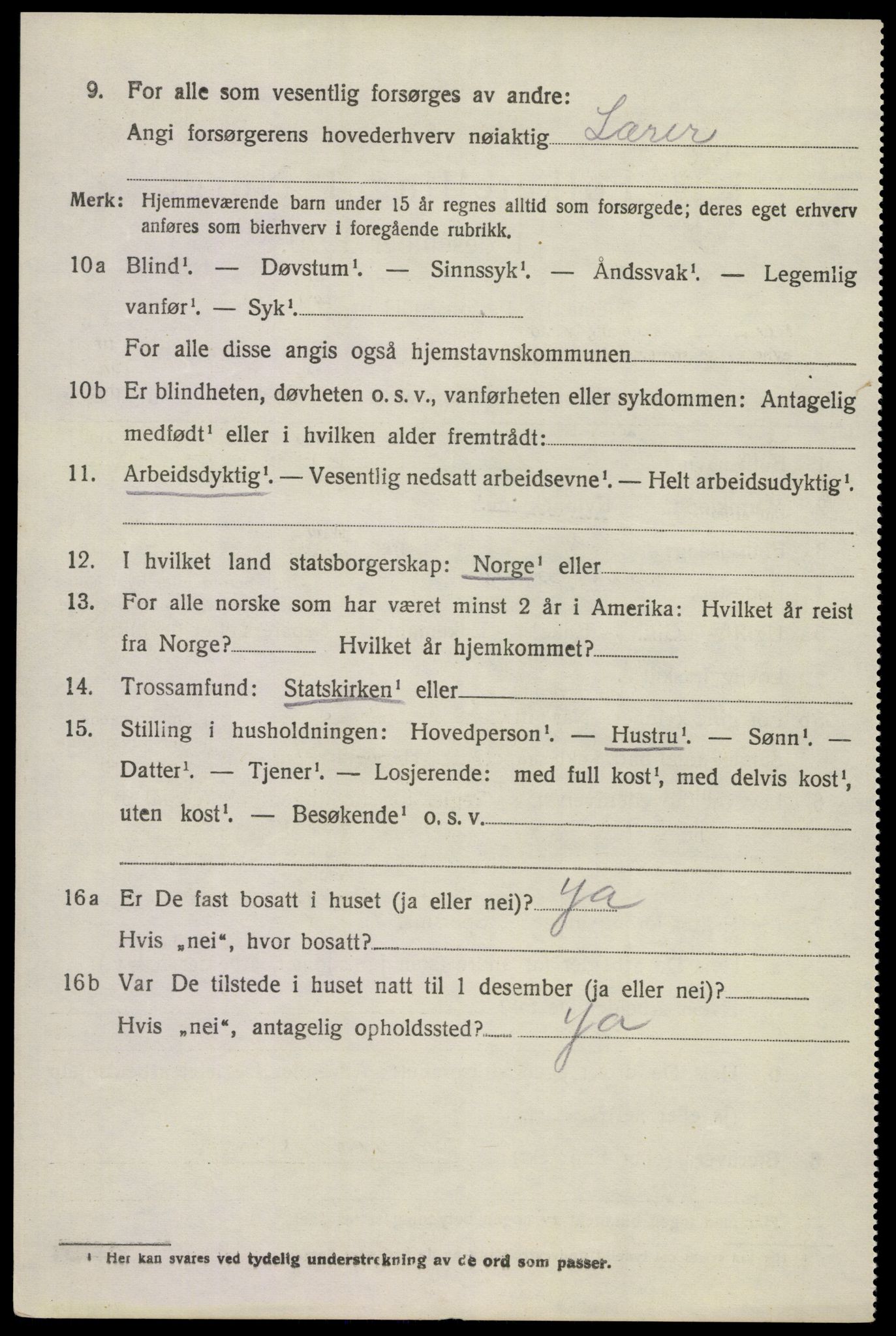 SAKO, 1920 census for Lardal, 1920, p. 4472